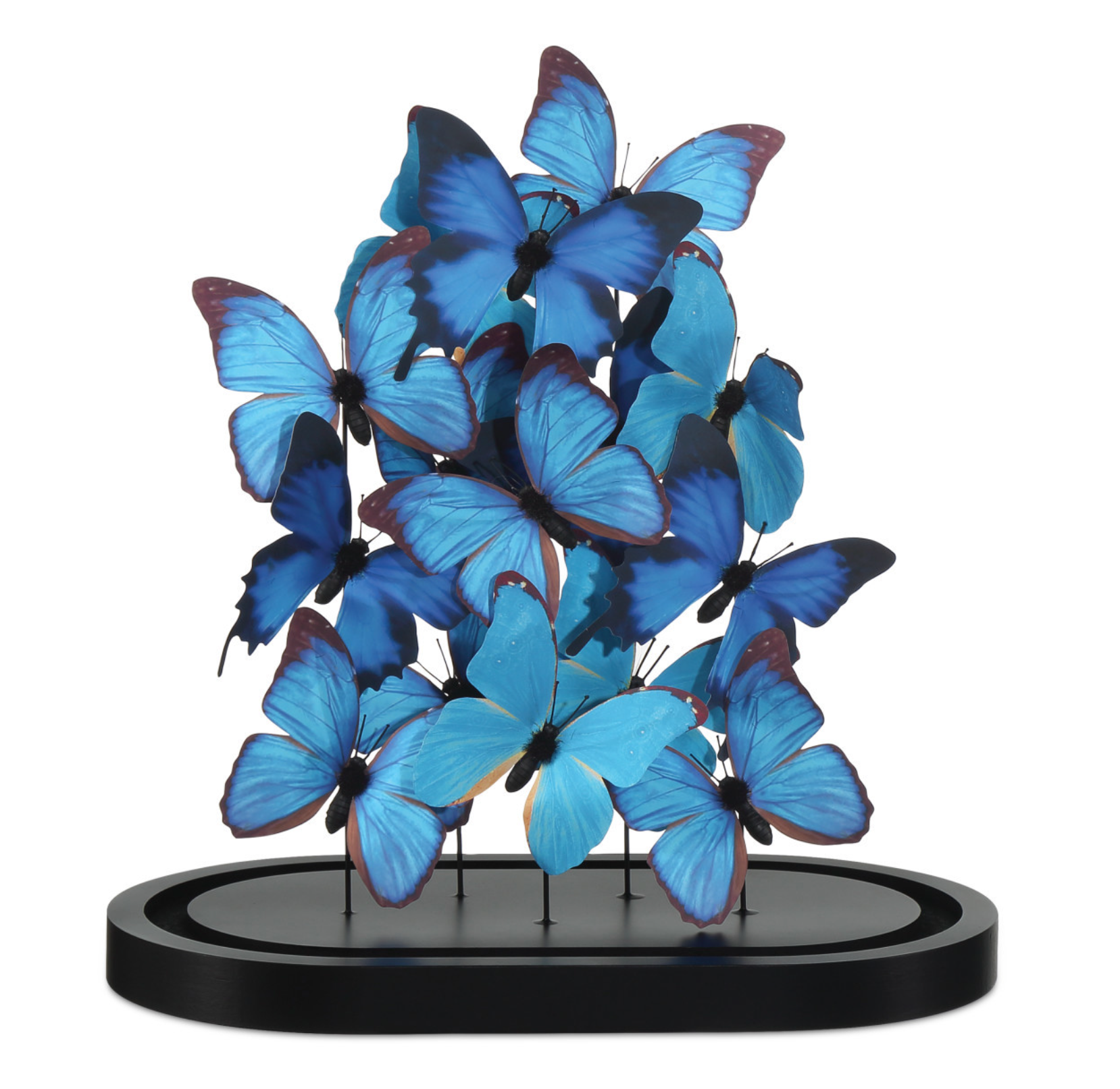 Rue de Bac Blue Medium Butterflies