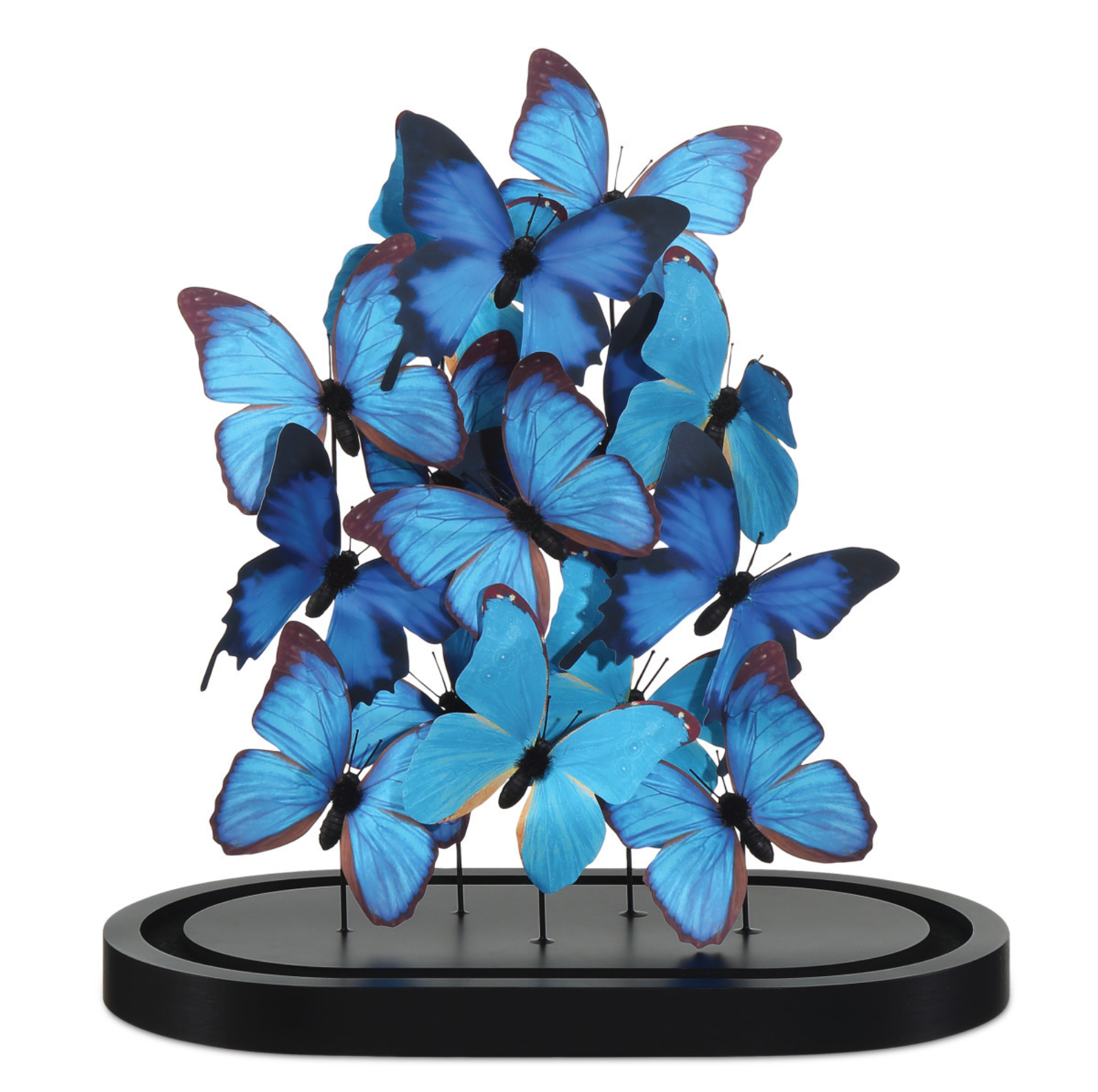 Rue de Bac Blue Large Butterflies
