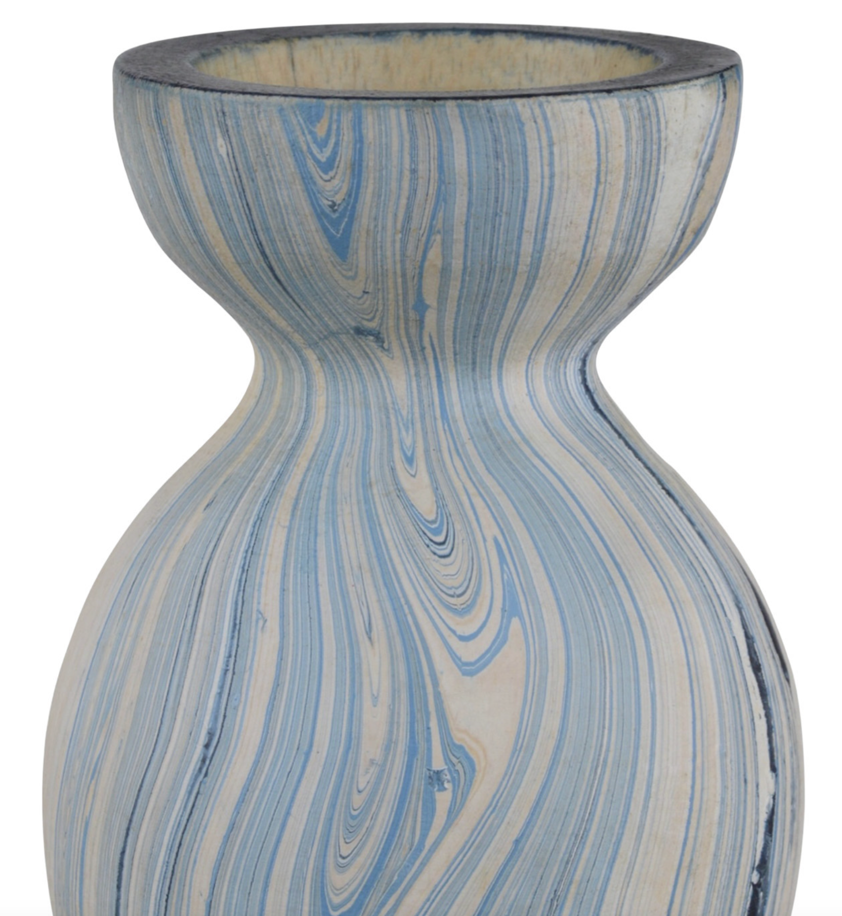 Calm Sea Marbleized Vase Set of 3