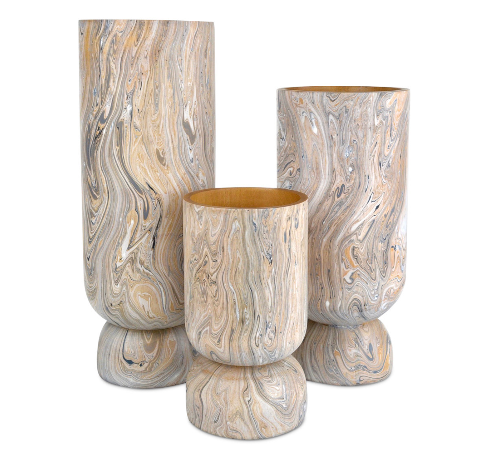 London Sky Vase Set of 3