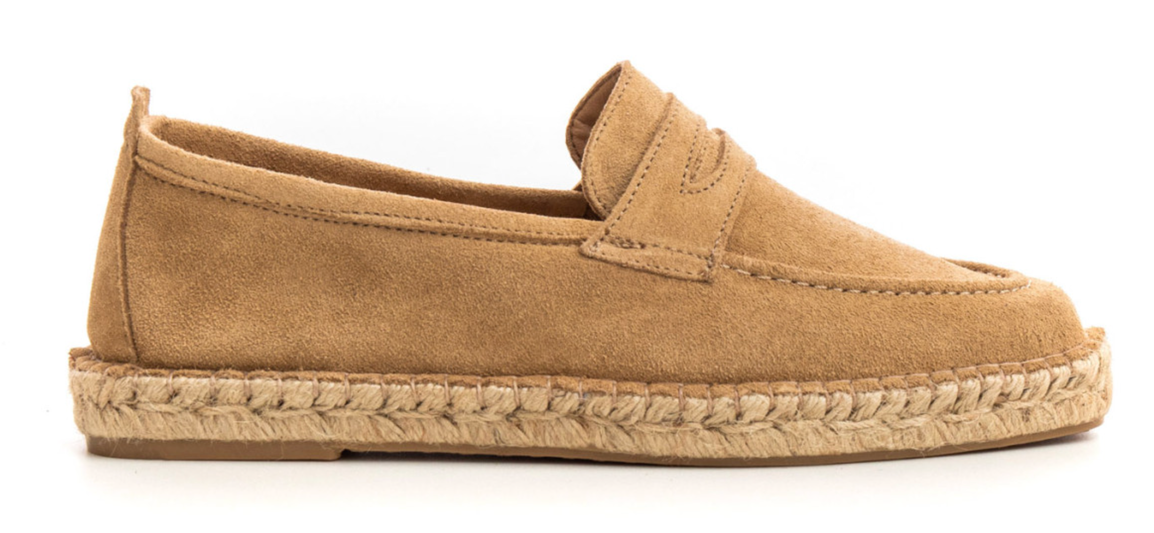 IBIZA - Montee Taupe suede calfskin espadrilles
