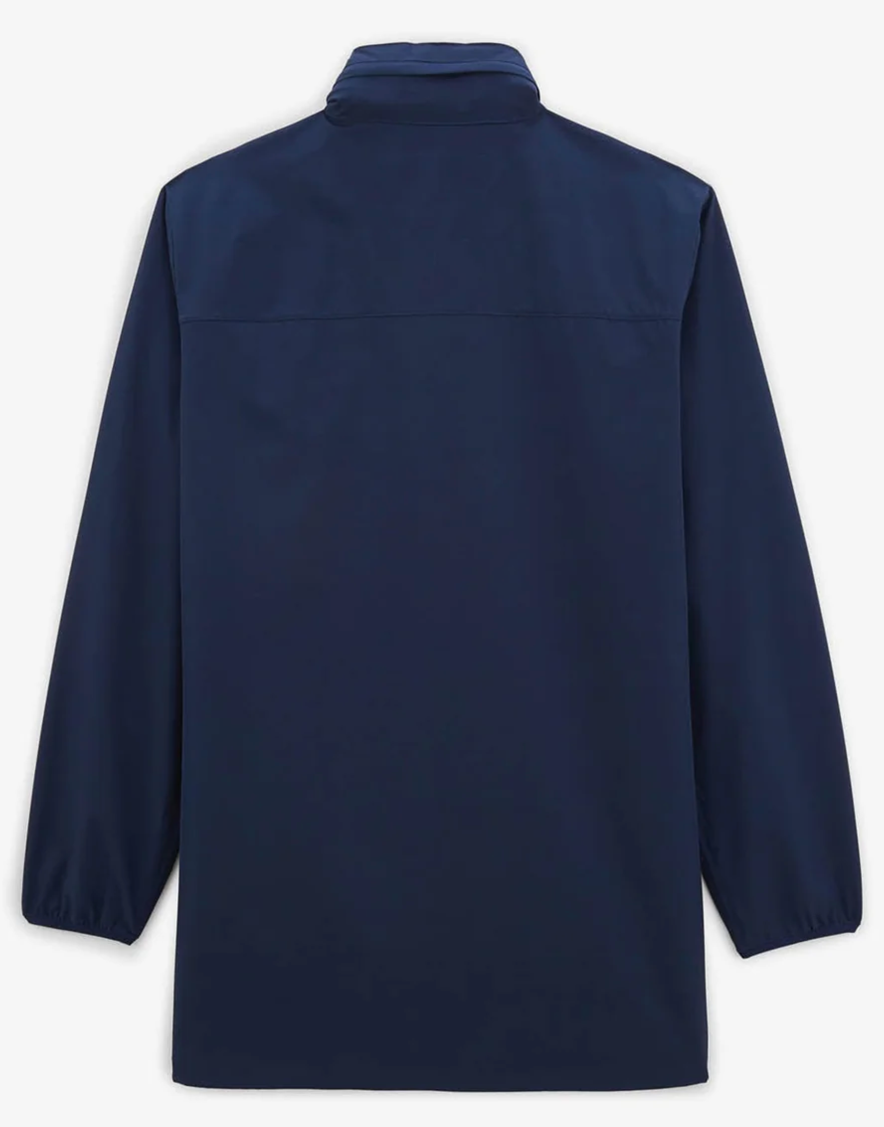 Long waterproof Storm jacket in denim blue