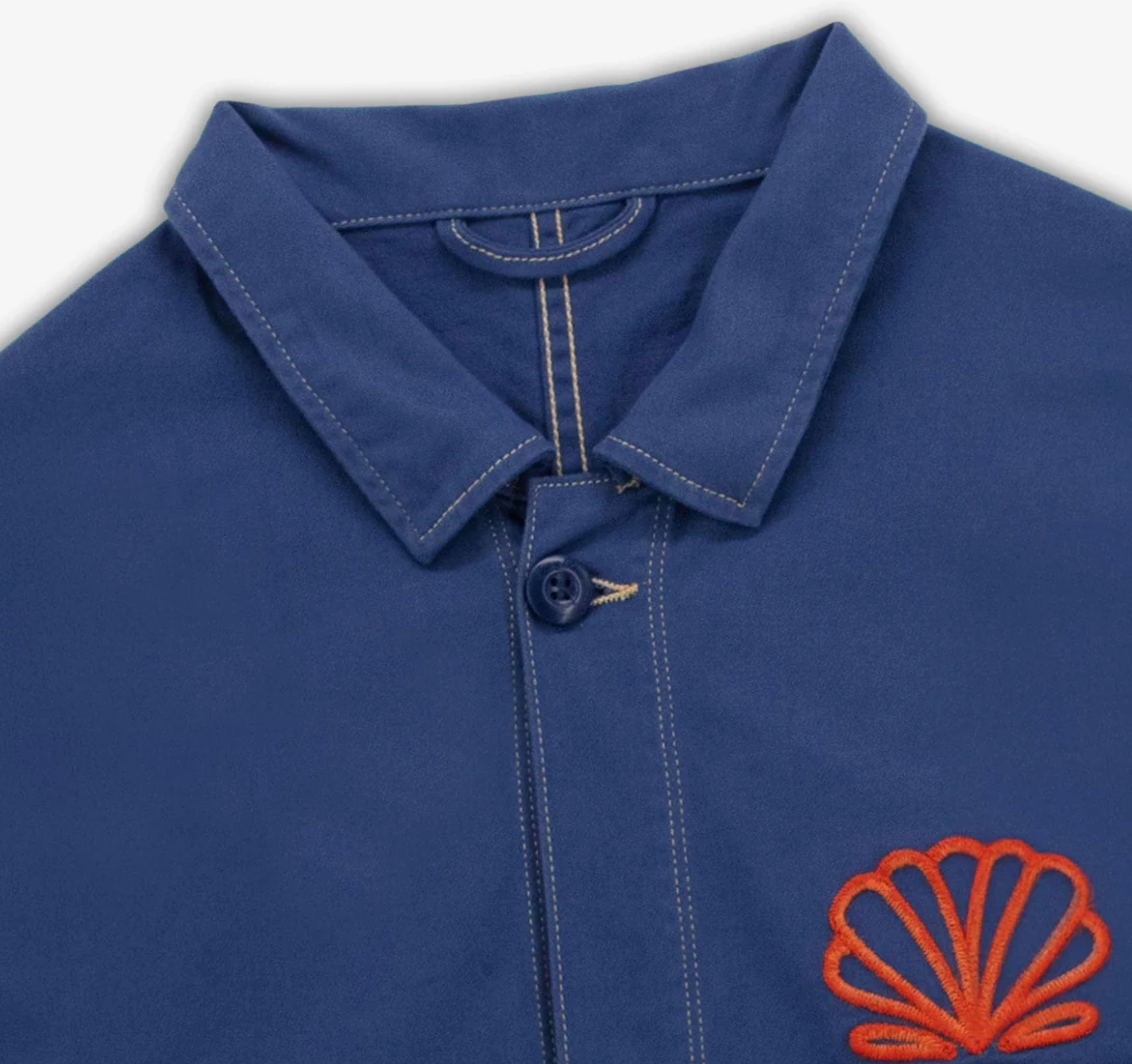 Wendel worker jacket embroidered in nation blue