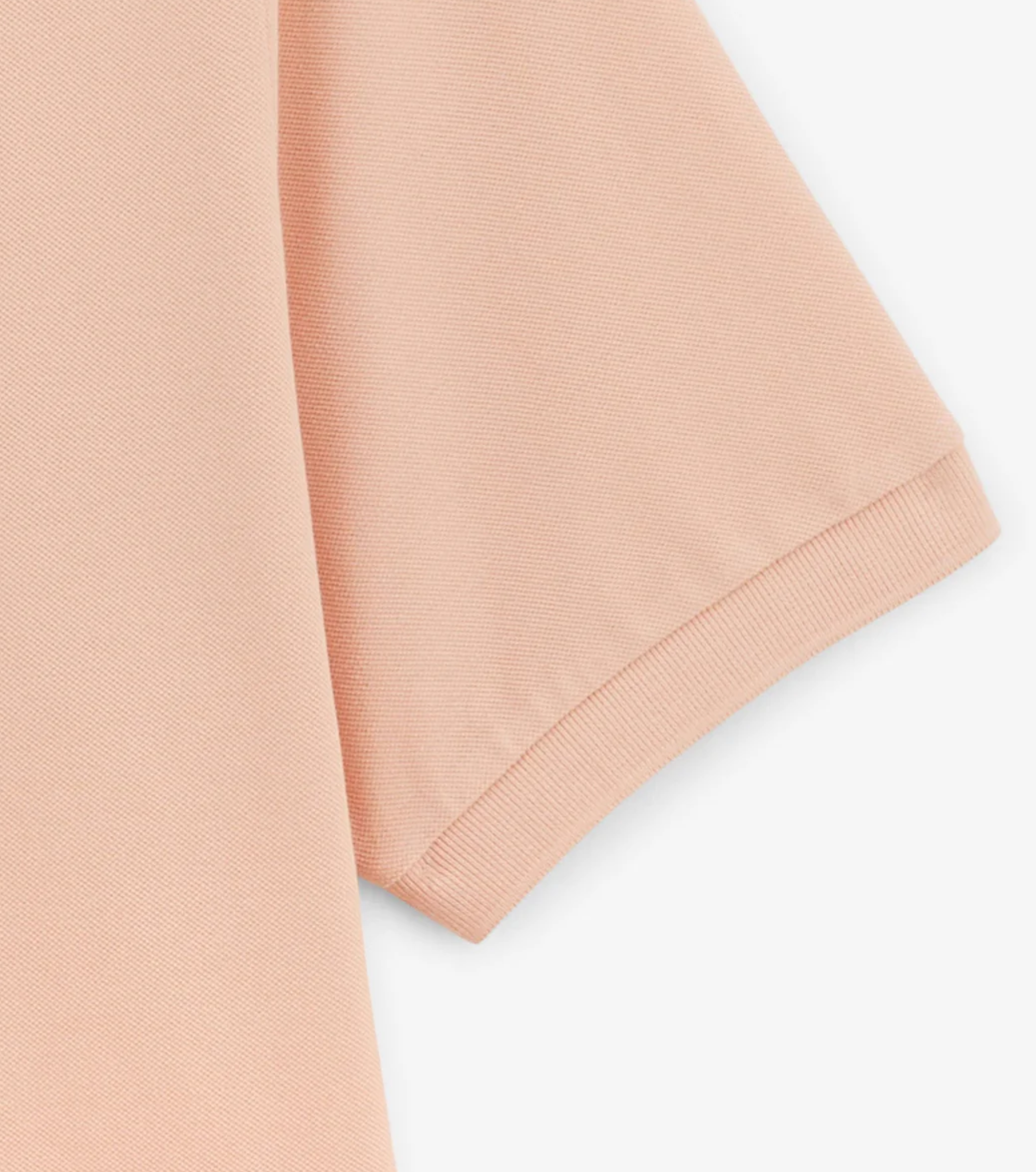 Lorys pique short-sleeved polo shirt with pink skin arcade embroidery