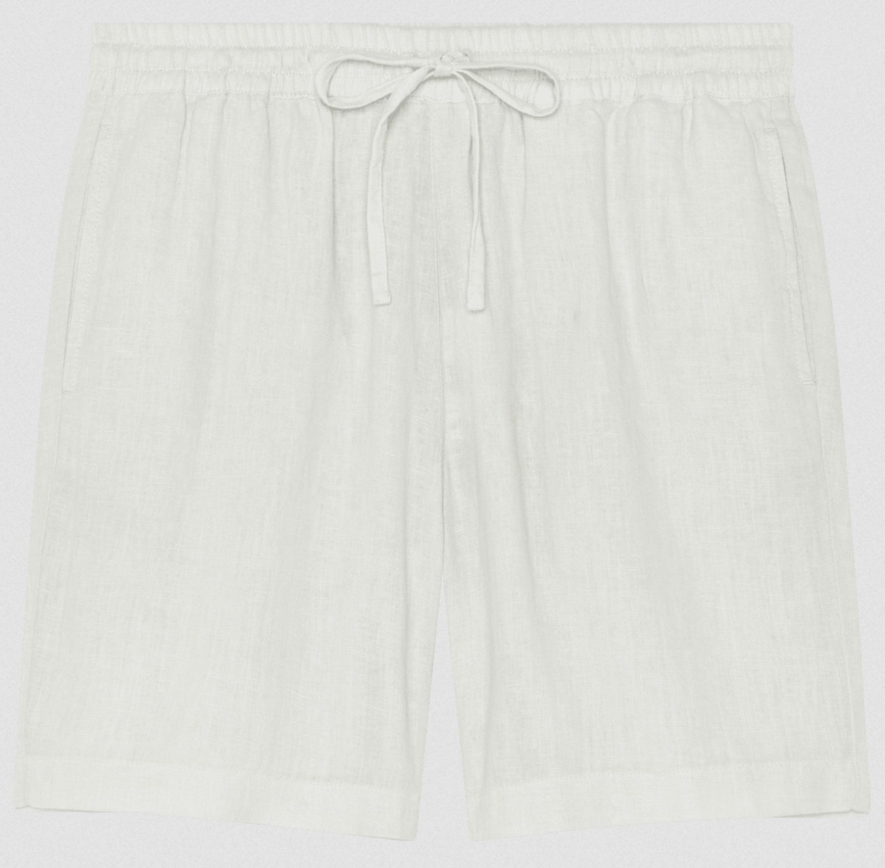 NAPOLI - Navy relaxed linen shorts