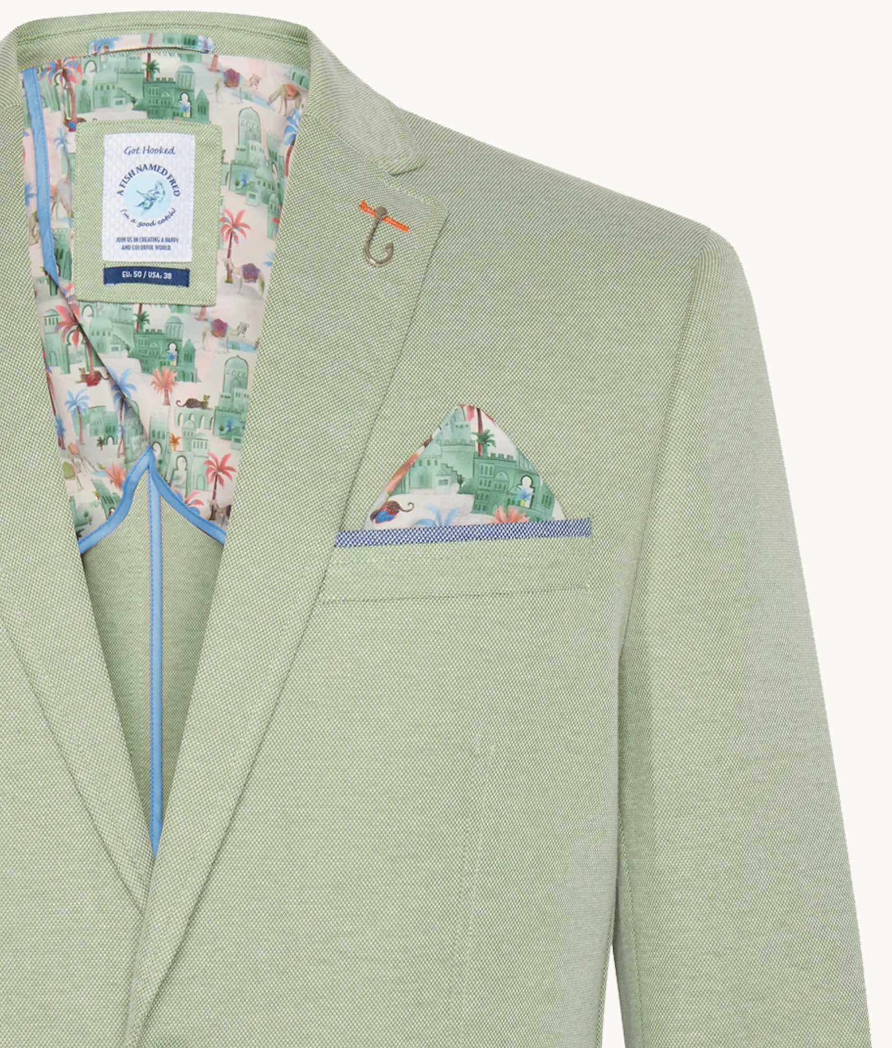 BLAZER PIQUE LIGHT GREEN