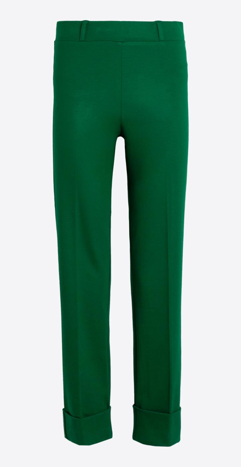 Trousers Punto Crep Verde