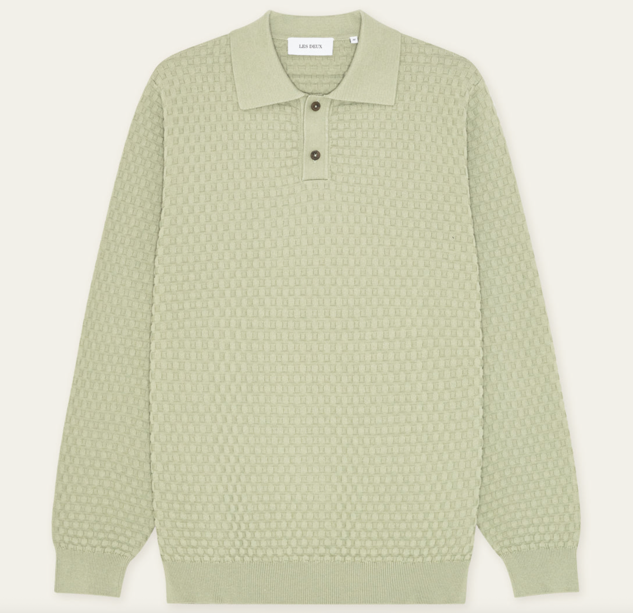 Billy Weave Knitted LS Polo