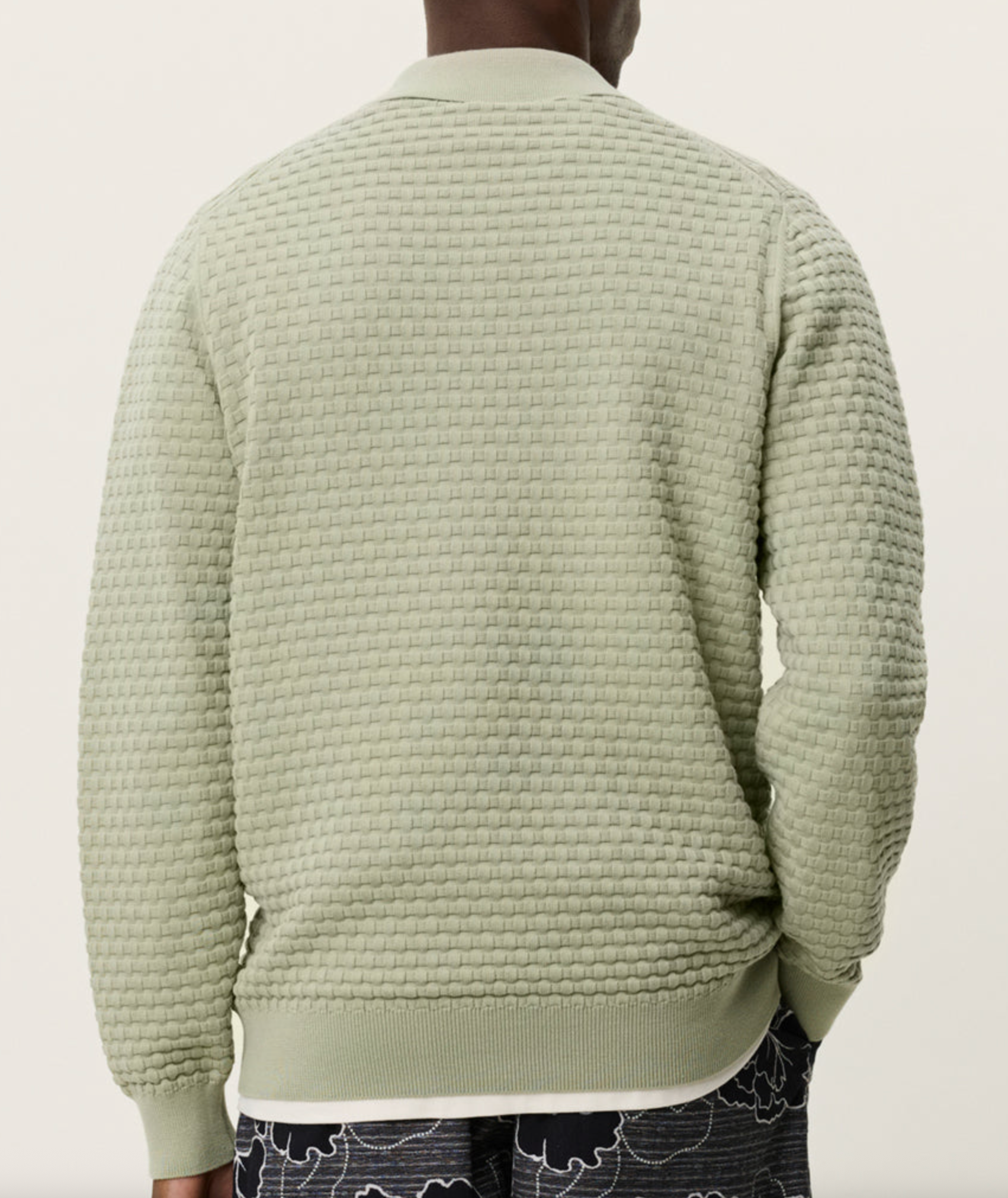 Billy Weave Knitted LS Polo