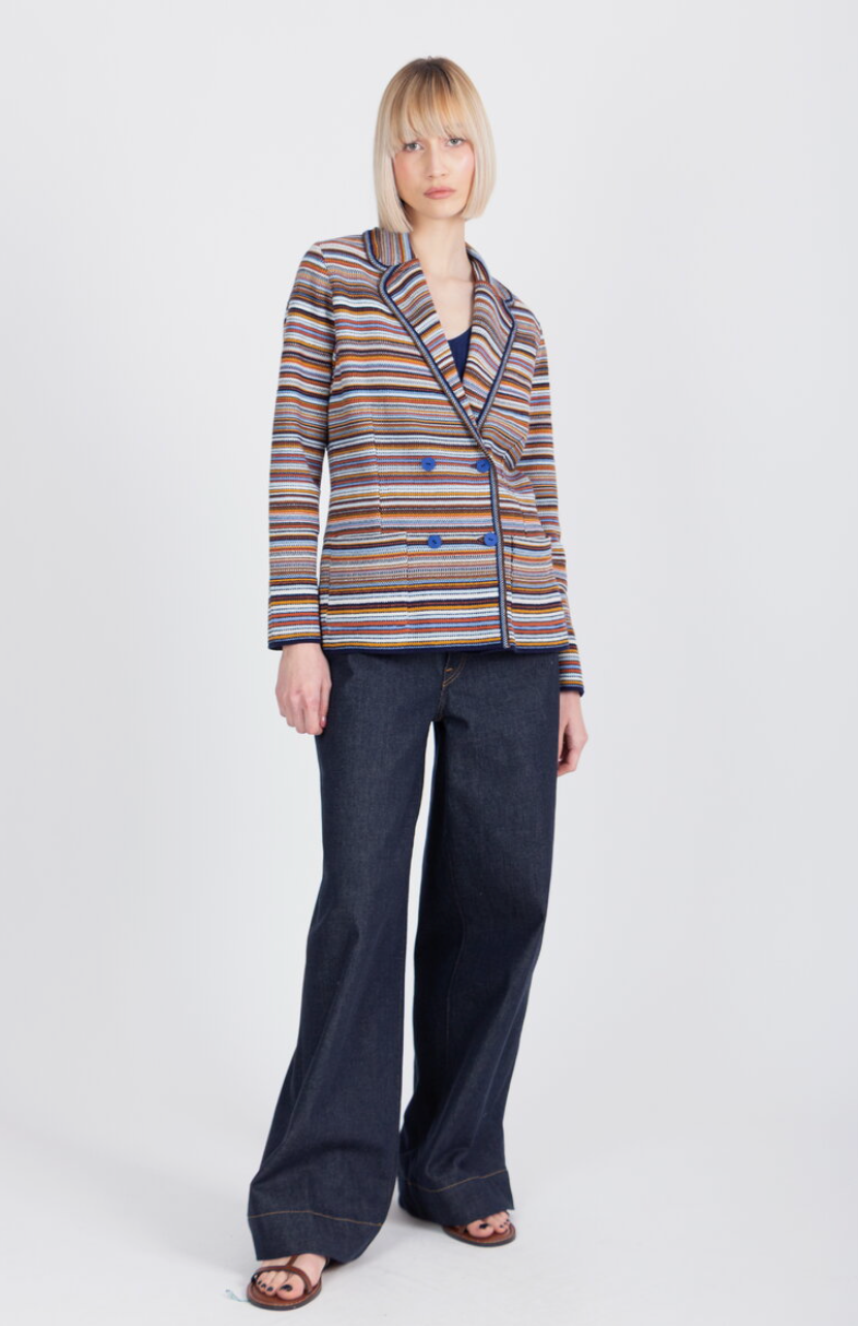 Jacquard Jacket Stripe Pattern