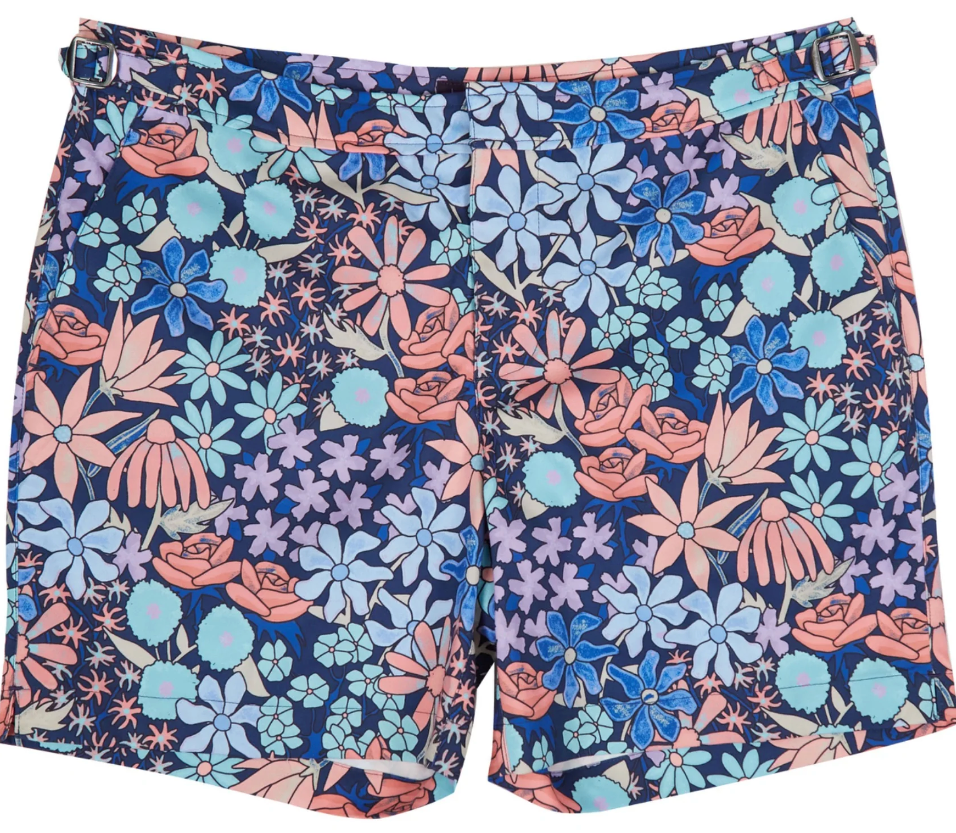 POOL ROUGH FLORAL NAVY