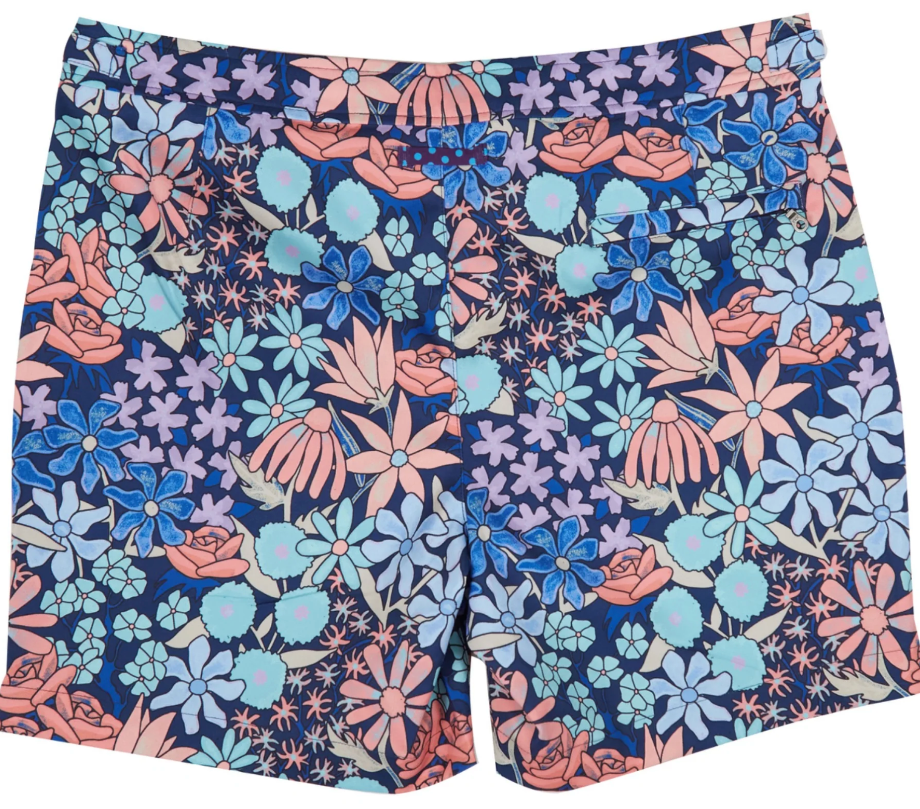POOL ROUGH FLORAL NAVY