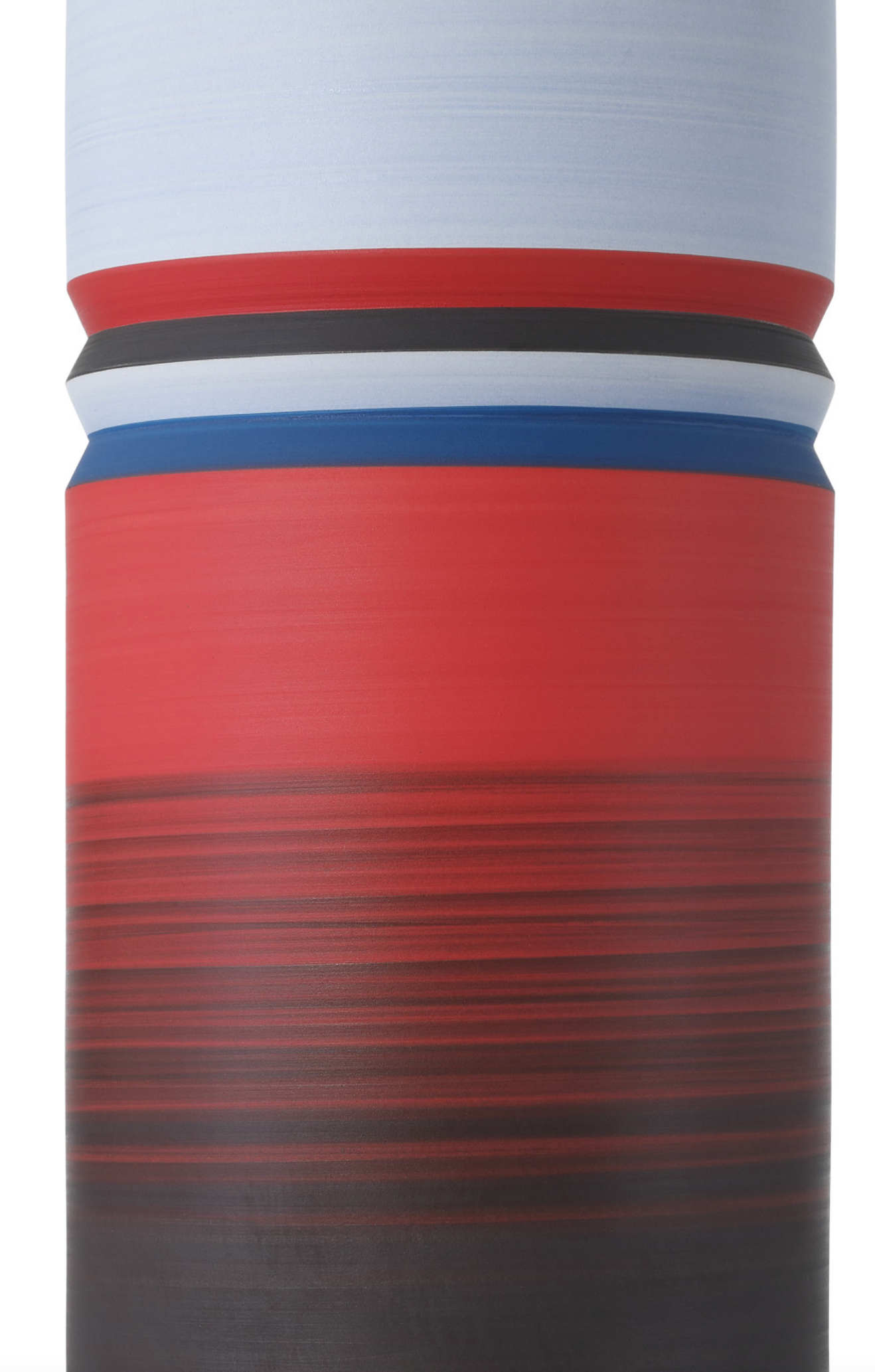 Happy 80's Black, Blue, Red & Orange Vase Set of 3