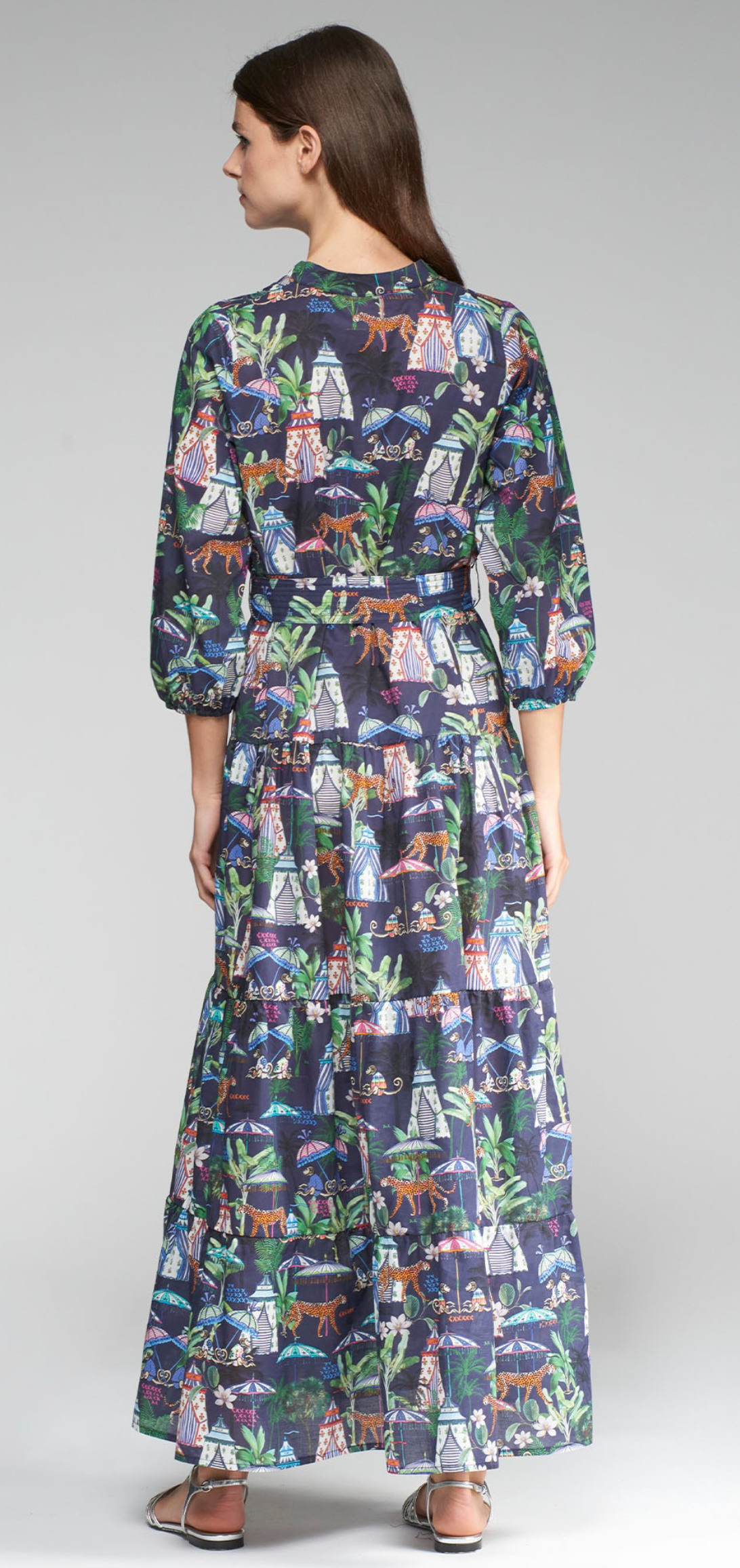 FLORA CHILLOUT NAVY DRESS