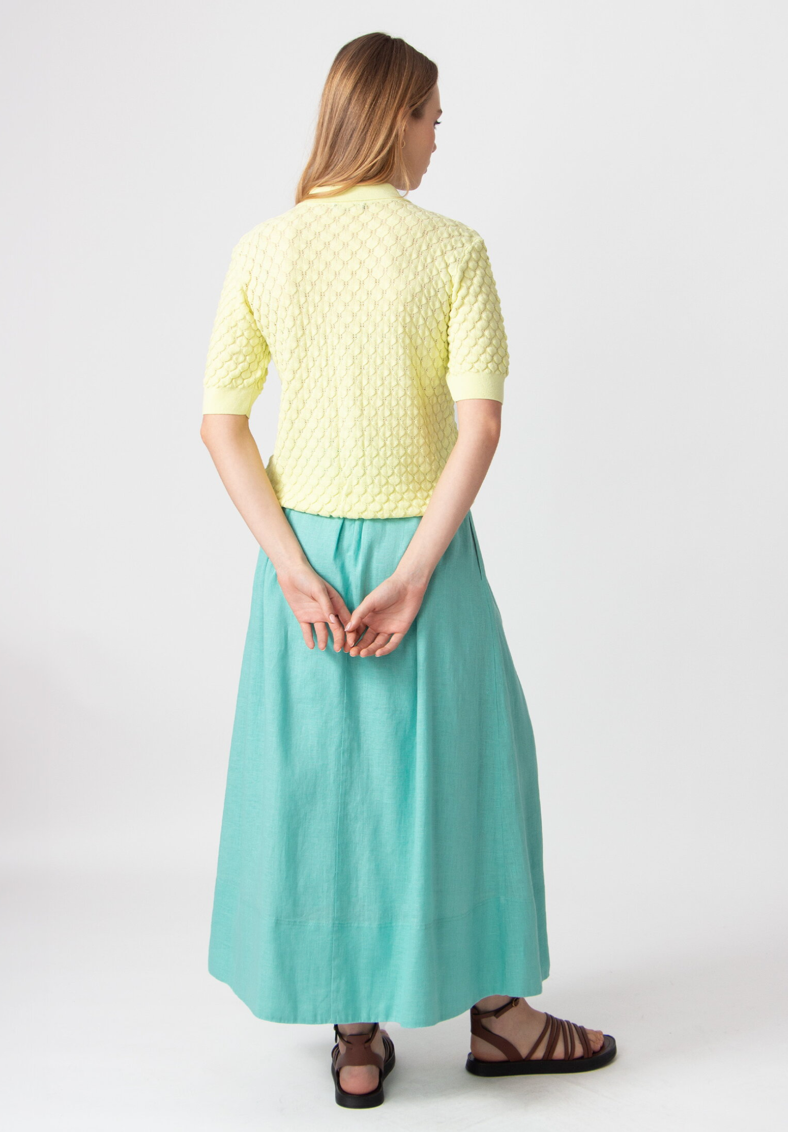 Solid Pattern, Structured Pullover