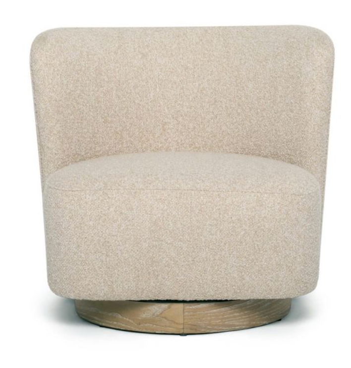 Dorian Swivel Chair in Seed