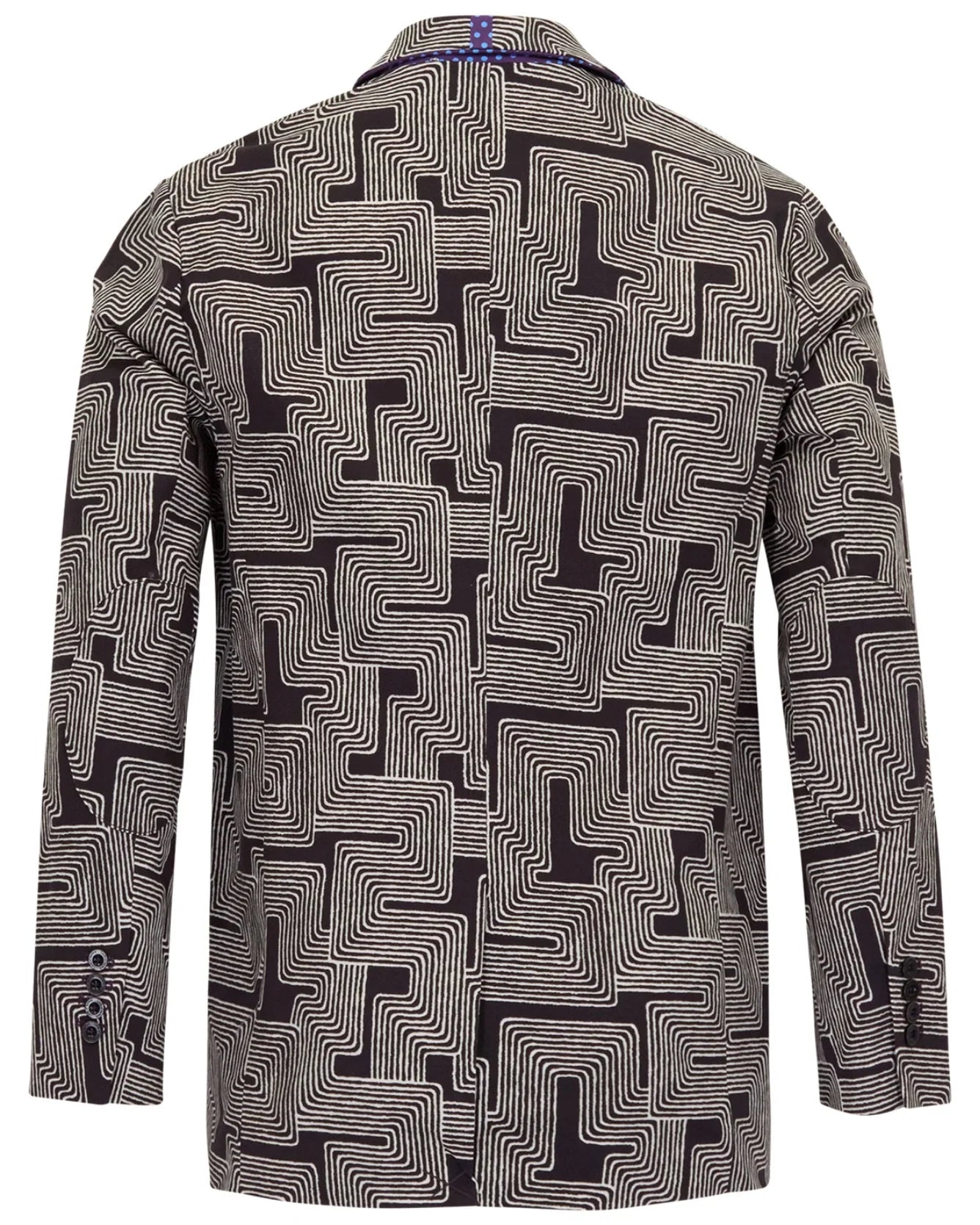 JULIUS INTER TWINE BLACK MENS TAILORED BLAZER