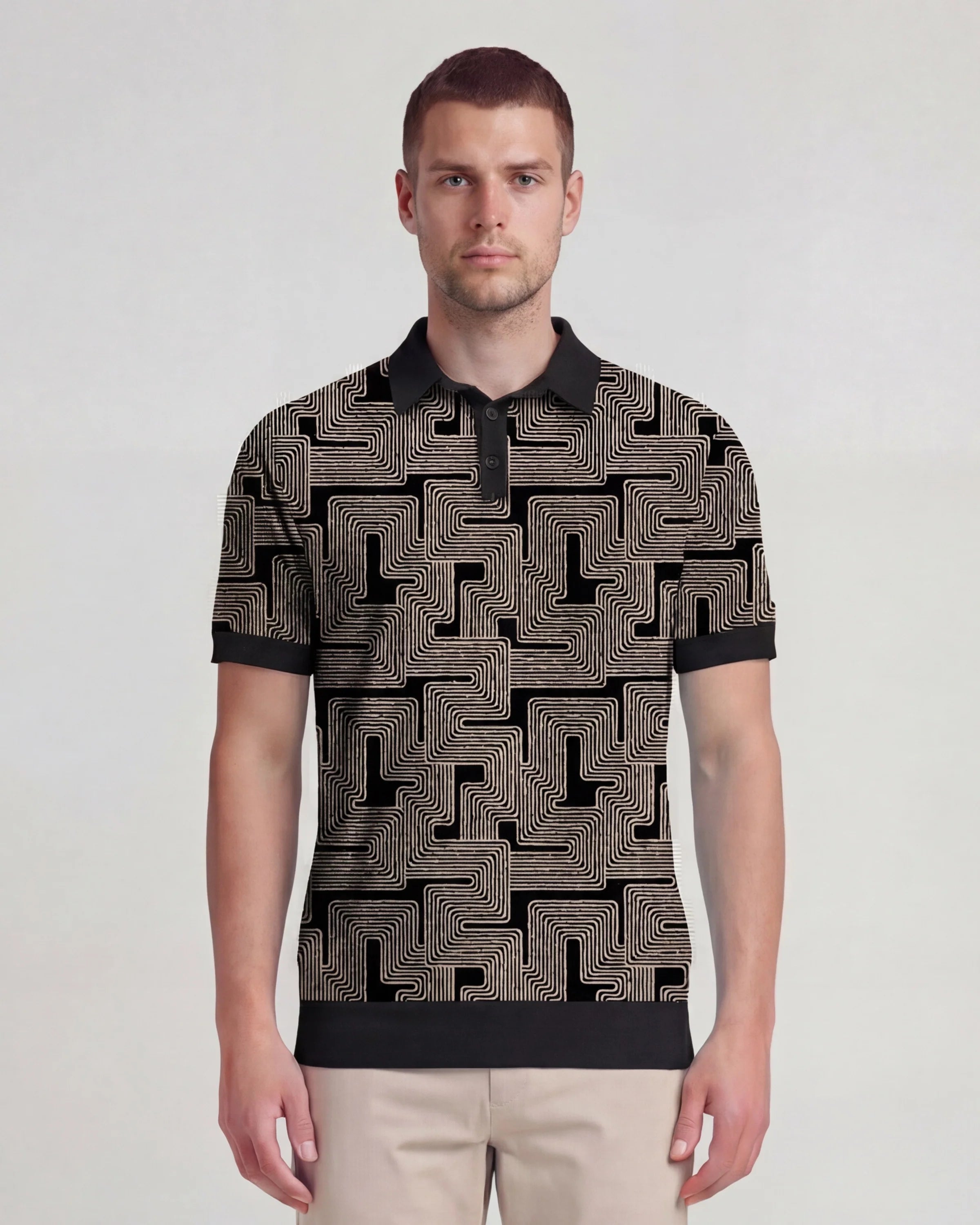 Pilgrim Merino Silk Blend Polo
