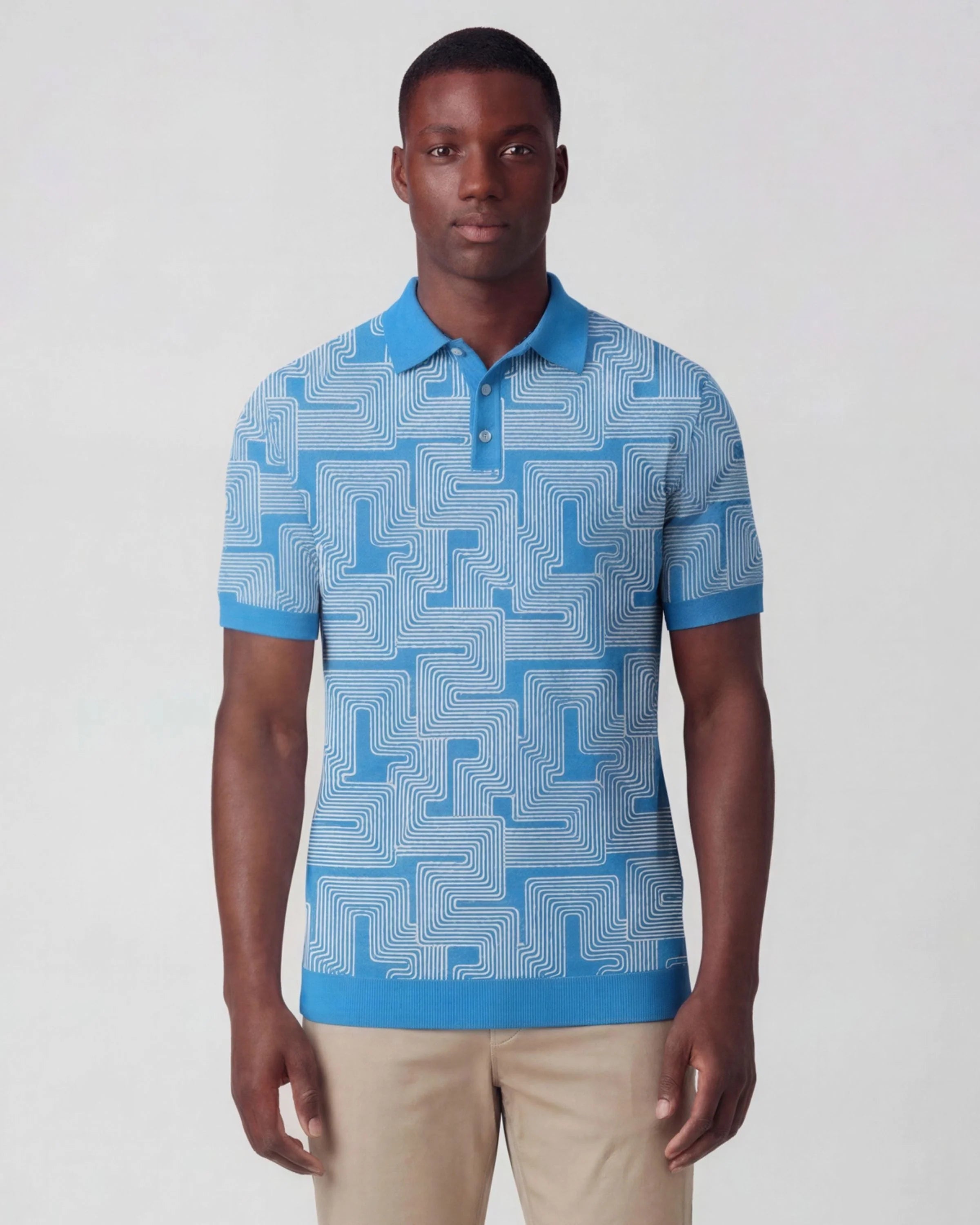 Pilgrim Merino Silk Blend Polo
