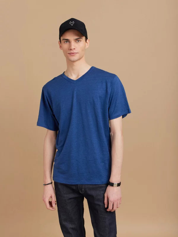 Victor Linen Jersey Tee by Agnes b.