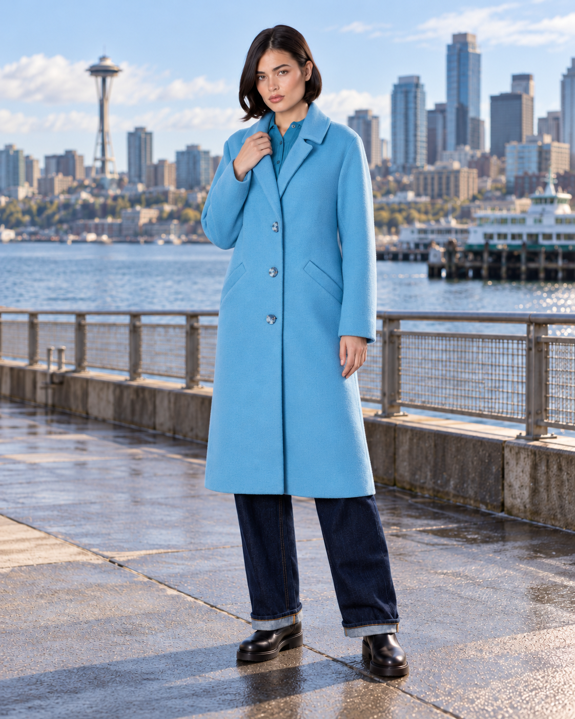Merino Wool Felt Coat
