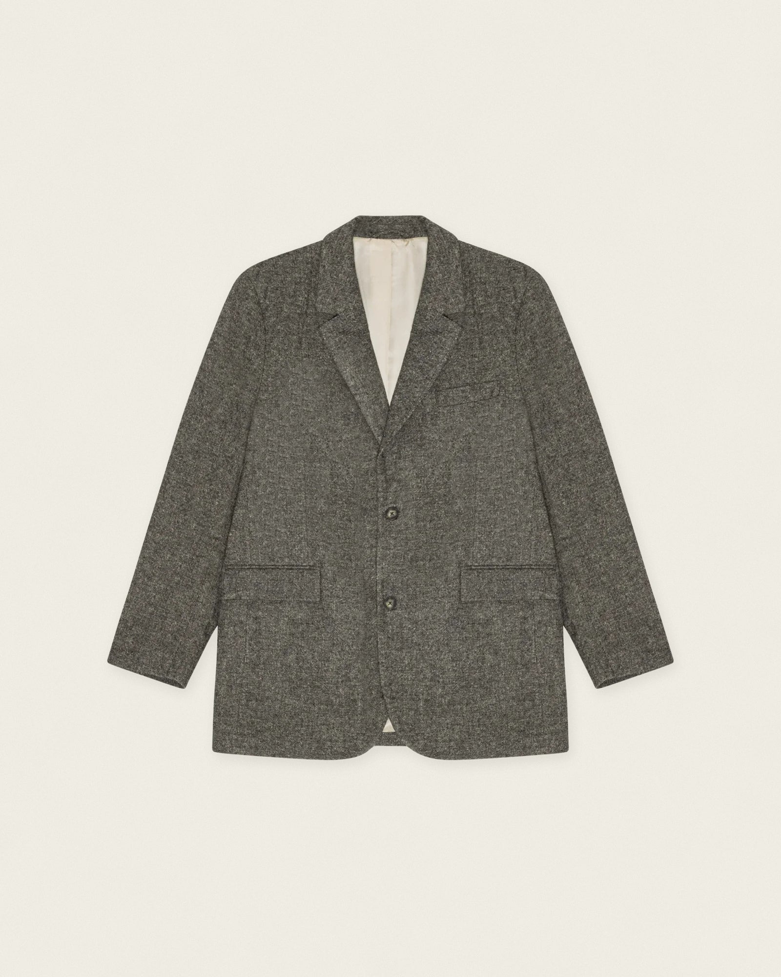 Wool Melange Blazer - Caribou