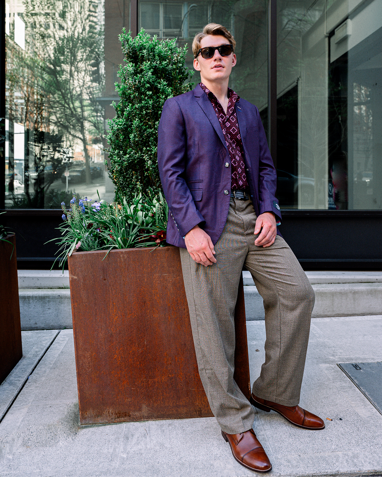 Socrate Purple Blazer