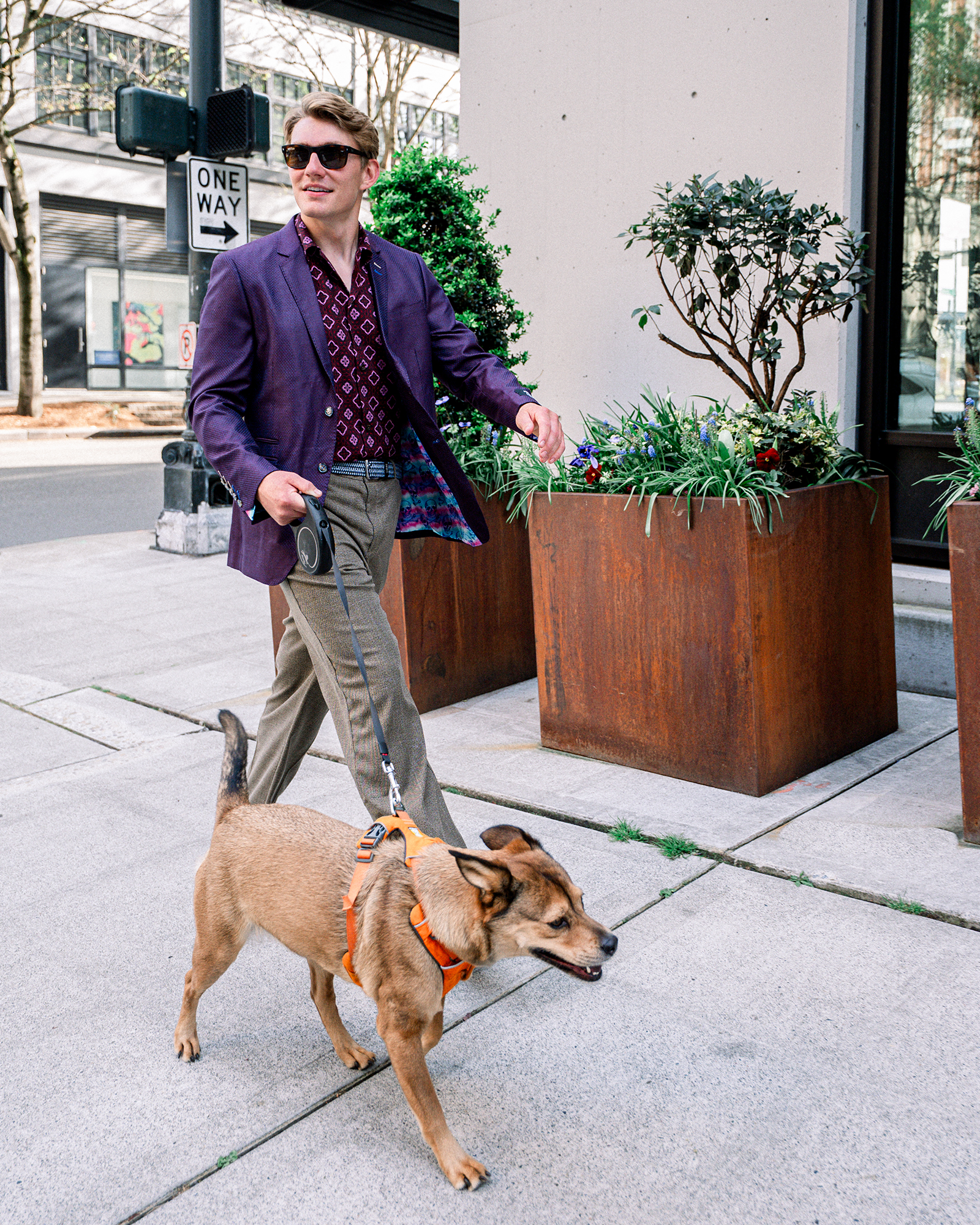 Socrate Purple Blazer