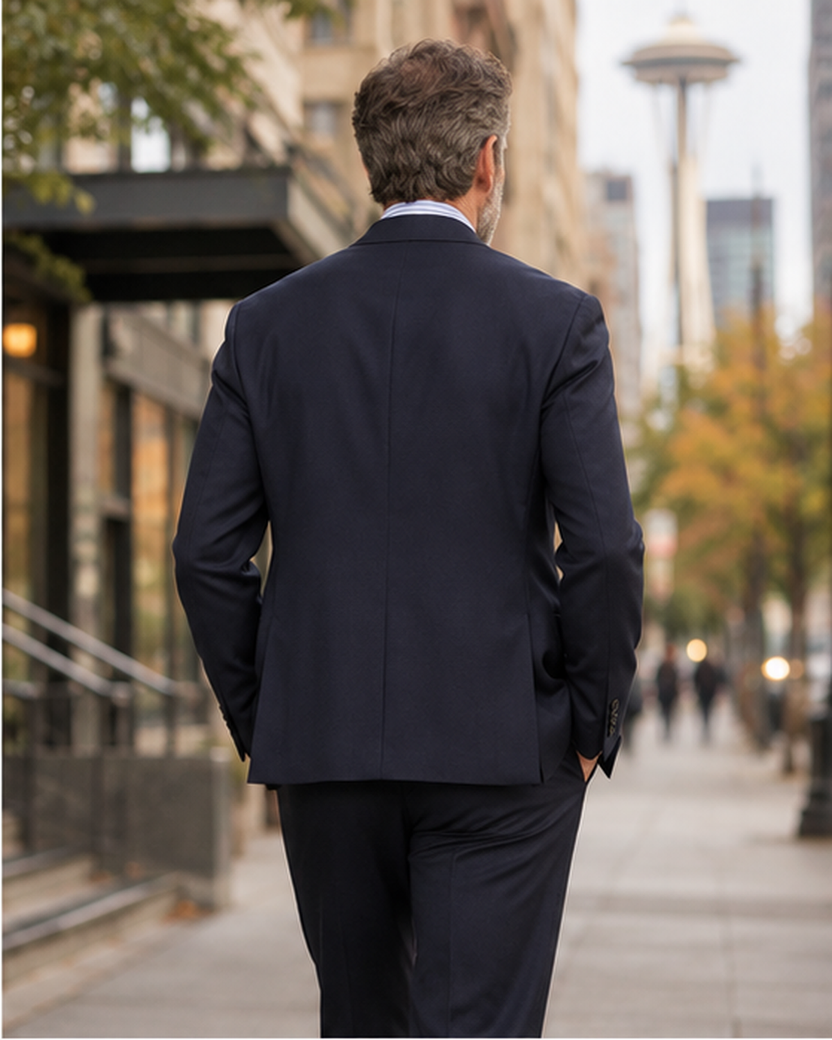 Michel Blazer Italian Wool Twill
