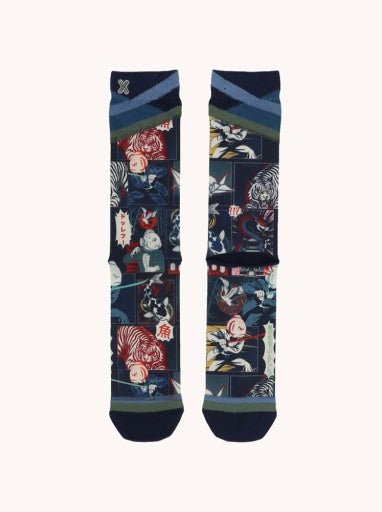 Socks Manga 3 Pair - Navy