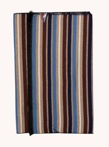 Scarf Stripe - Multi Blue