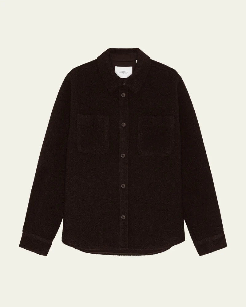 Bouclé Overshirt - Delicioso Brown