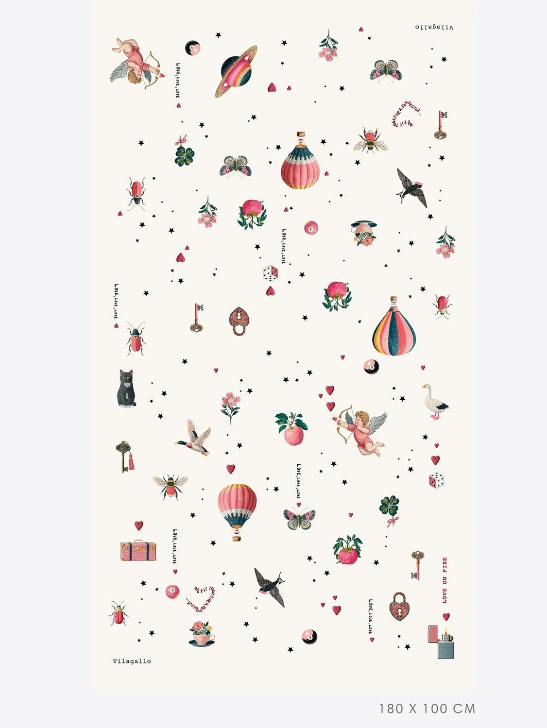 Cupid Silk Scarf
