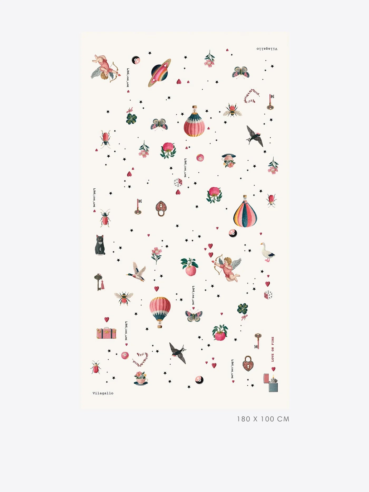 Cupid Silk Scarf