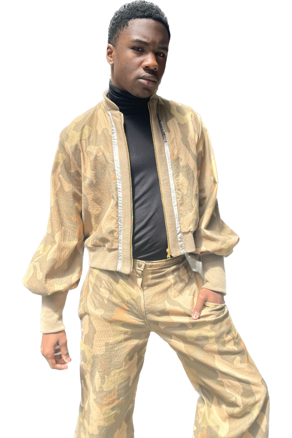 Reversible Camo Bomber Jacket