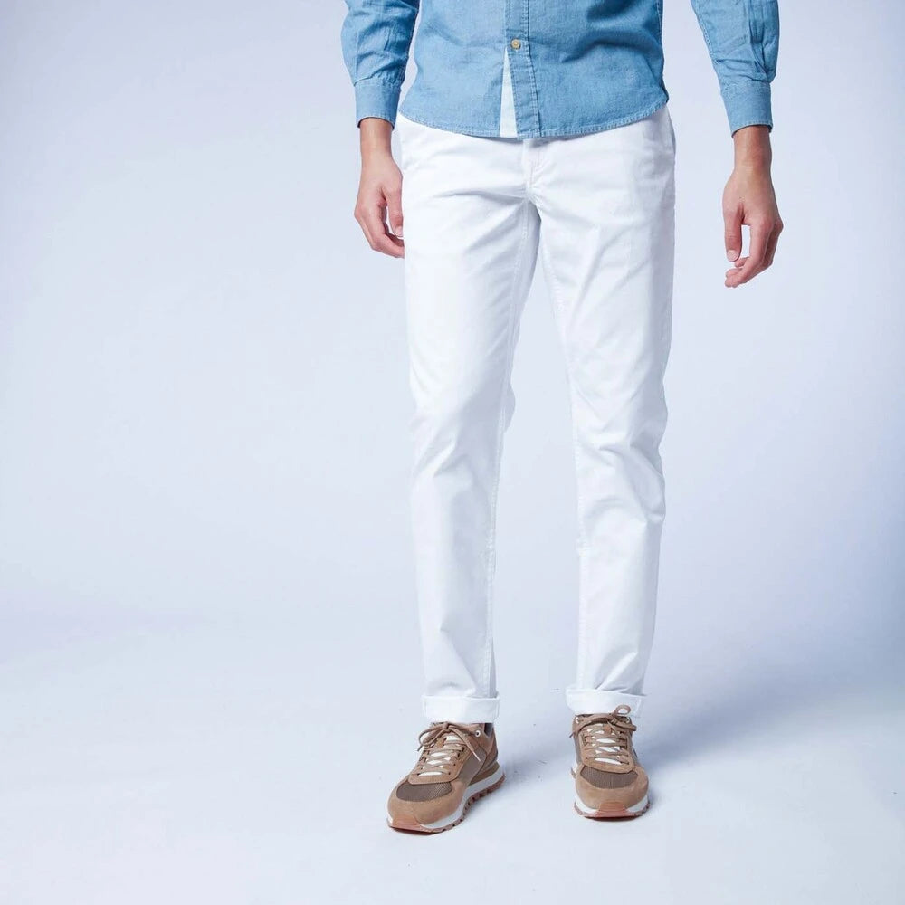 702 Comfort Fit Chinos - Blanc