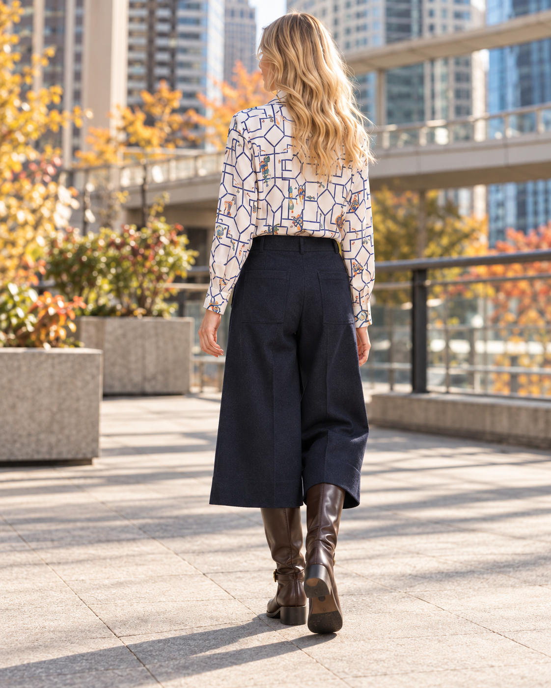 Raw Bamboo Geometric Shirt