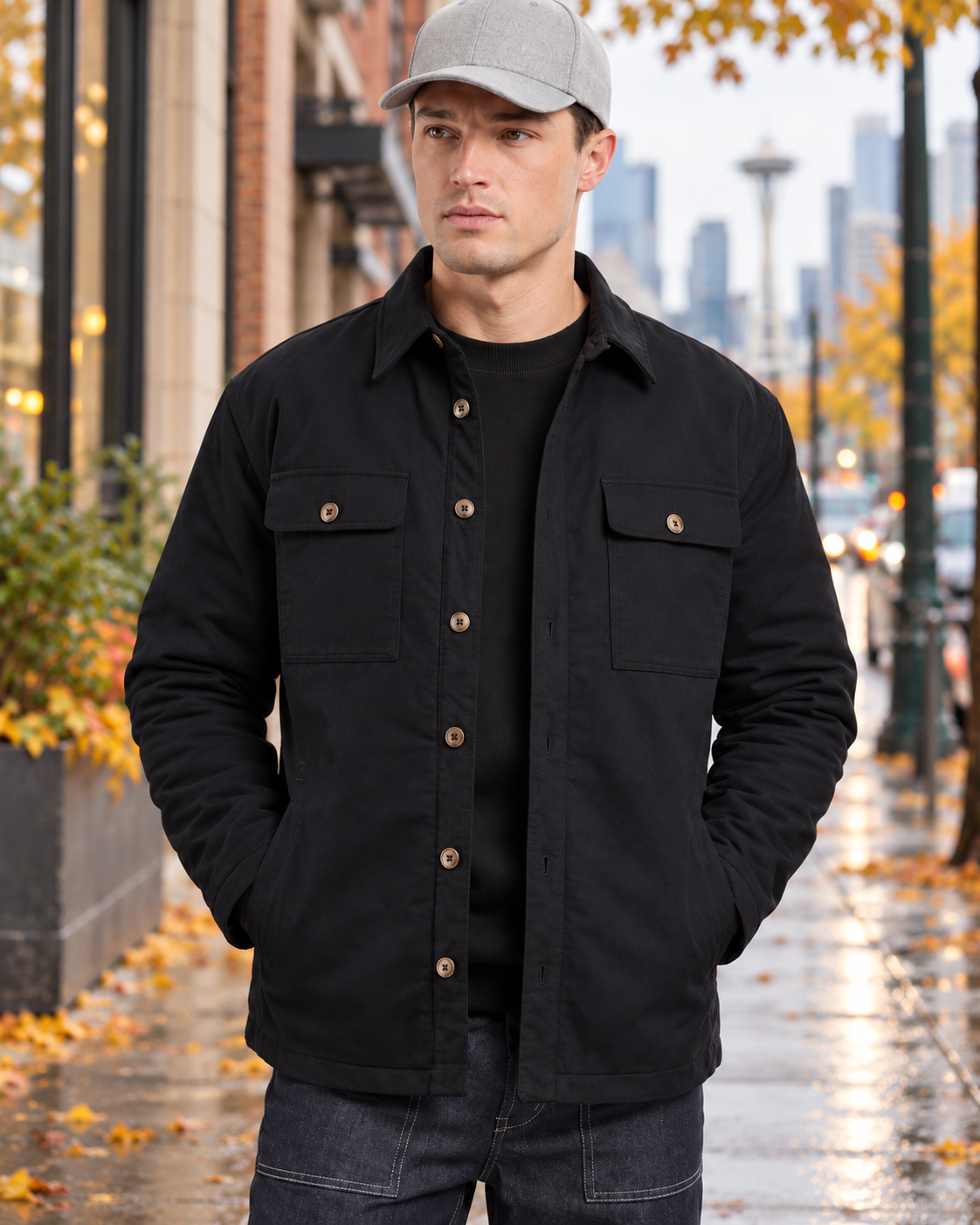Quilted Overshirt