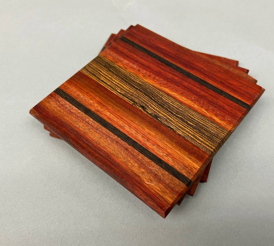 Bloodwood Coasters