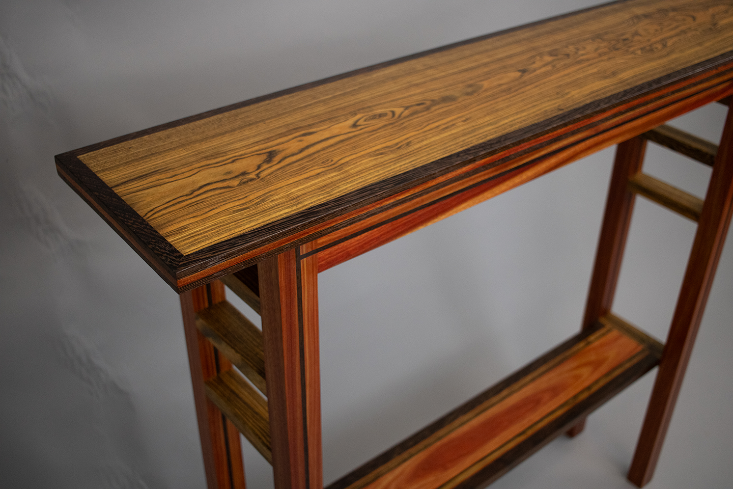 Bocote & Bloodwood Console Table