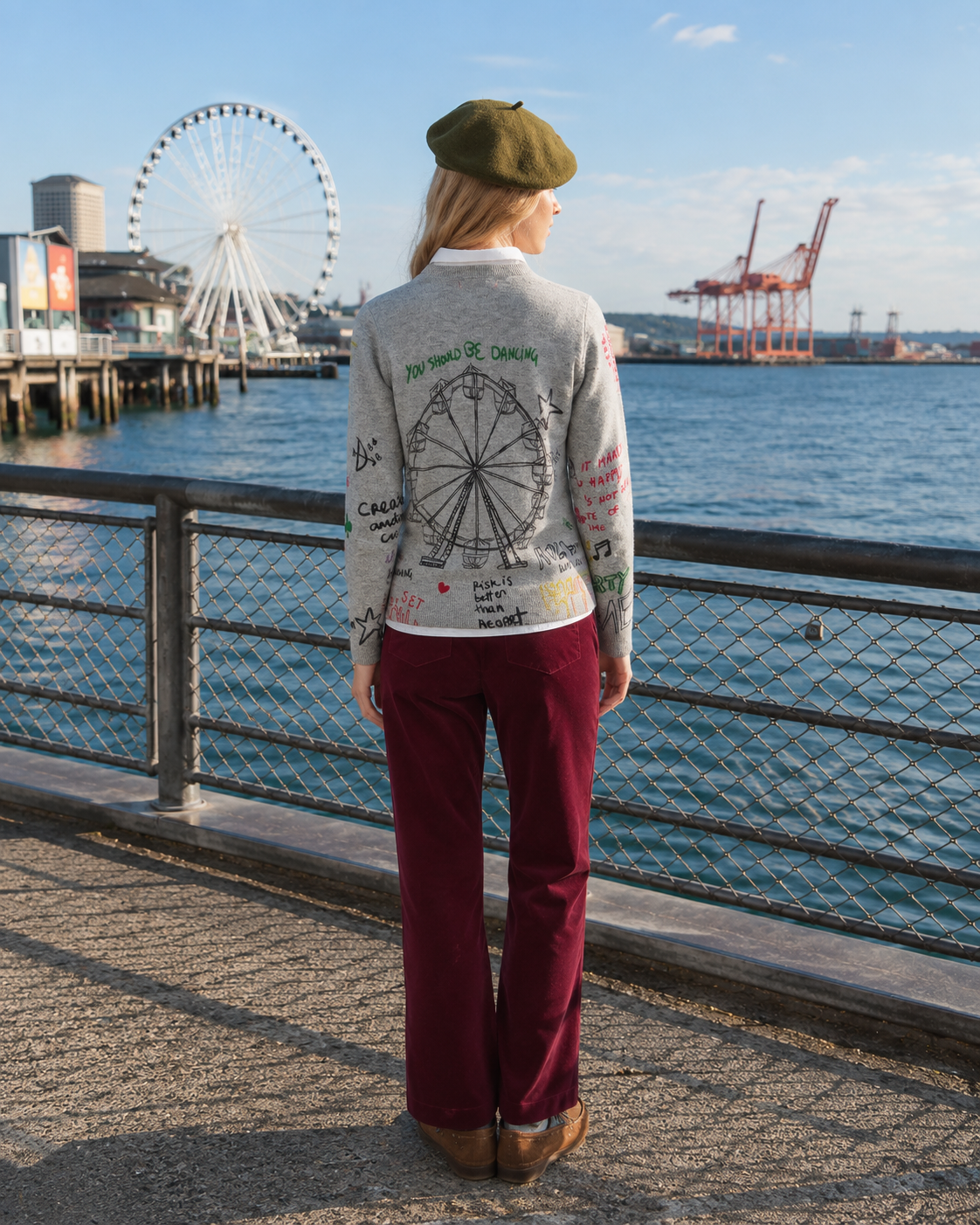 Graffiti Writing Sweater