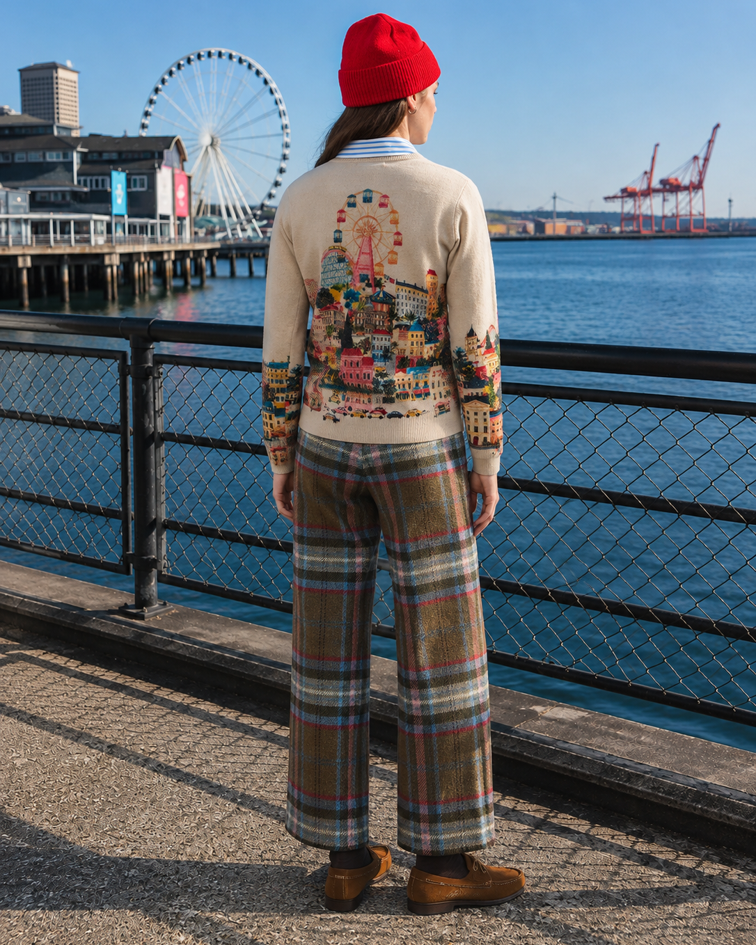 City Print Sweater