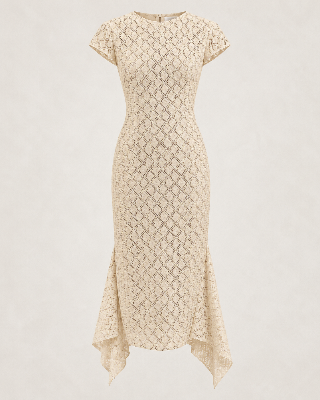 Lace Flare Midi Dress
