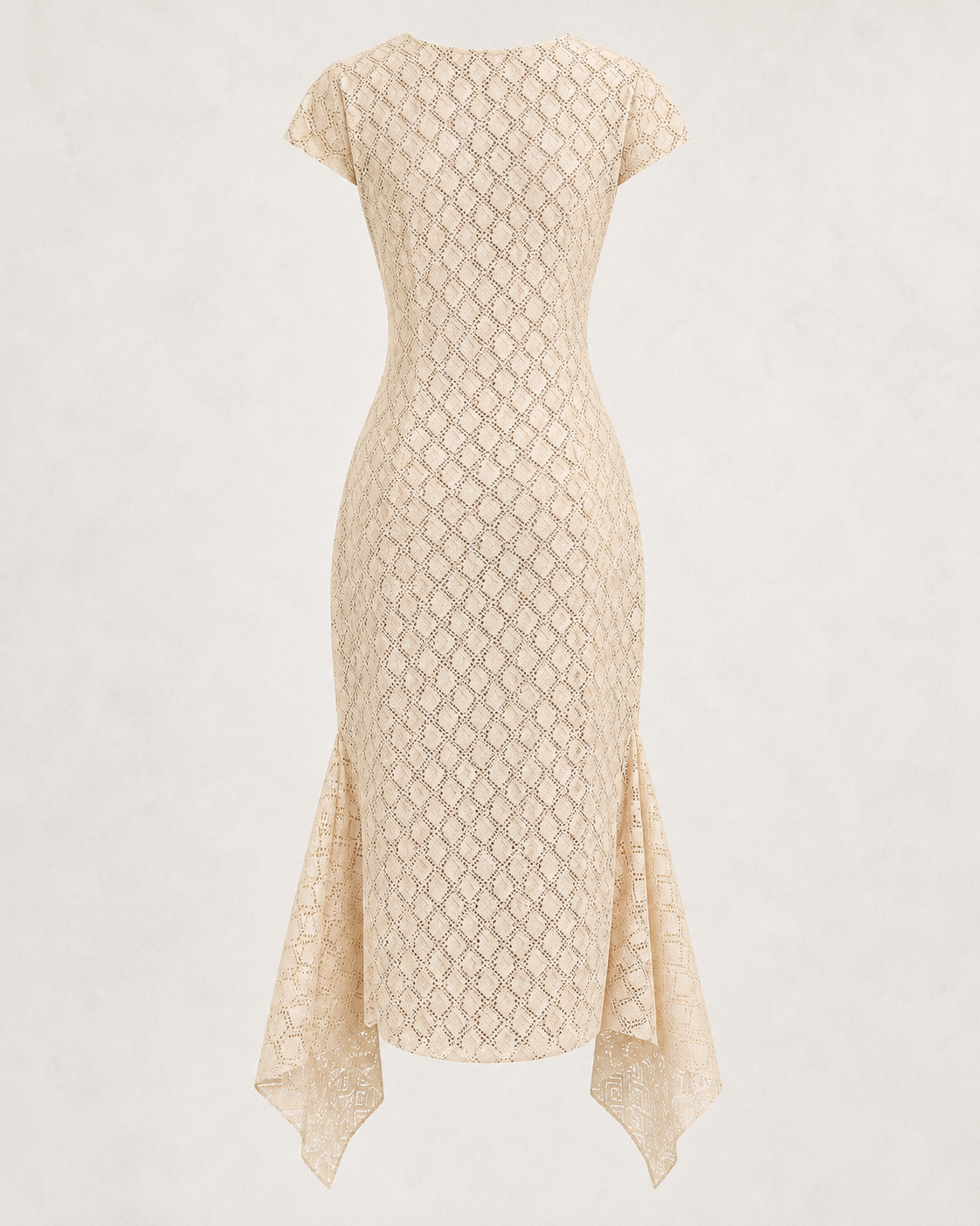 Lace Flare Midi Dress