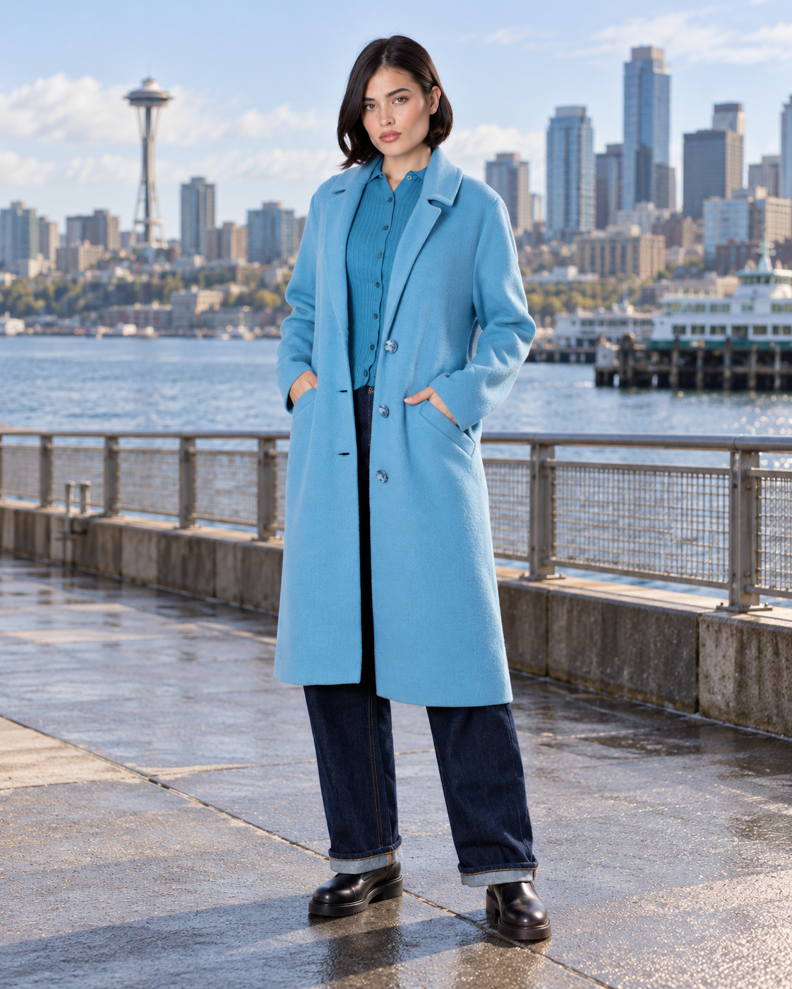 Merino Wool Felt Coat