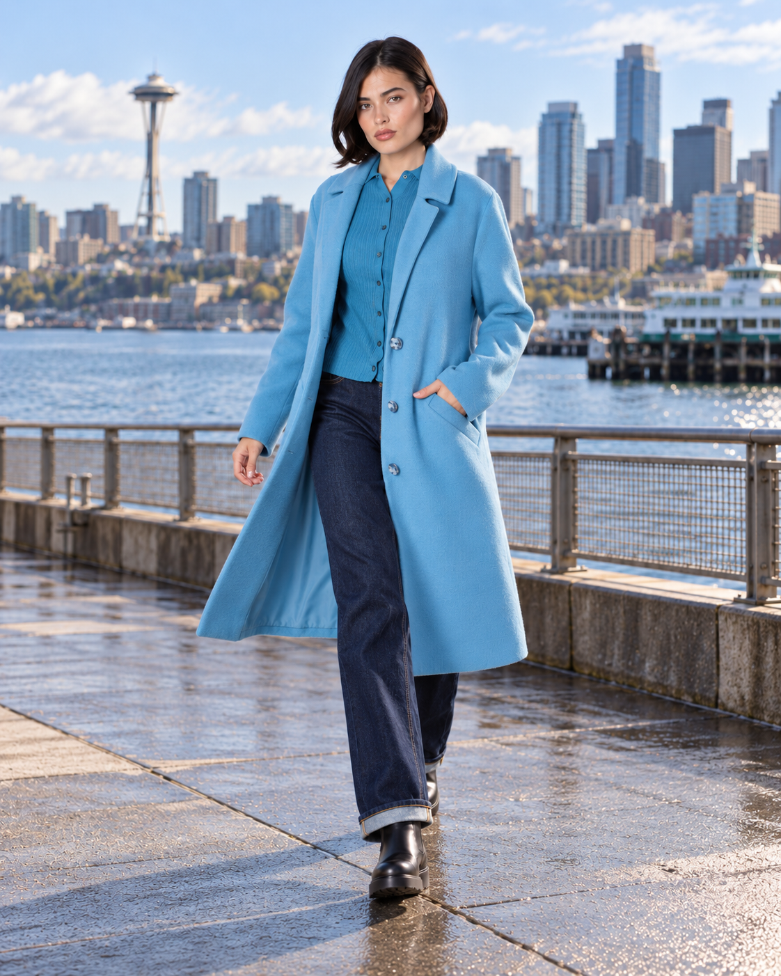 Merino Wool Felt Coat