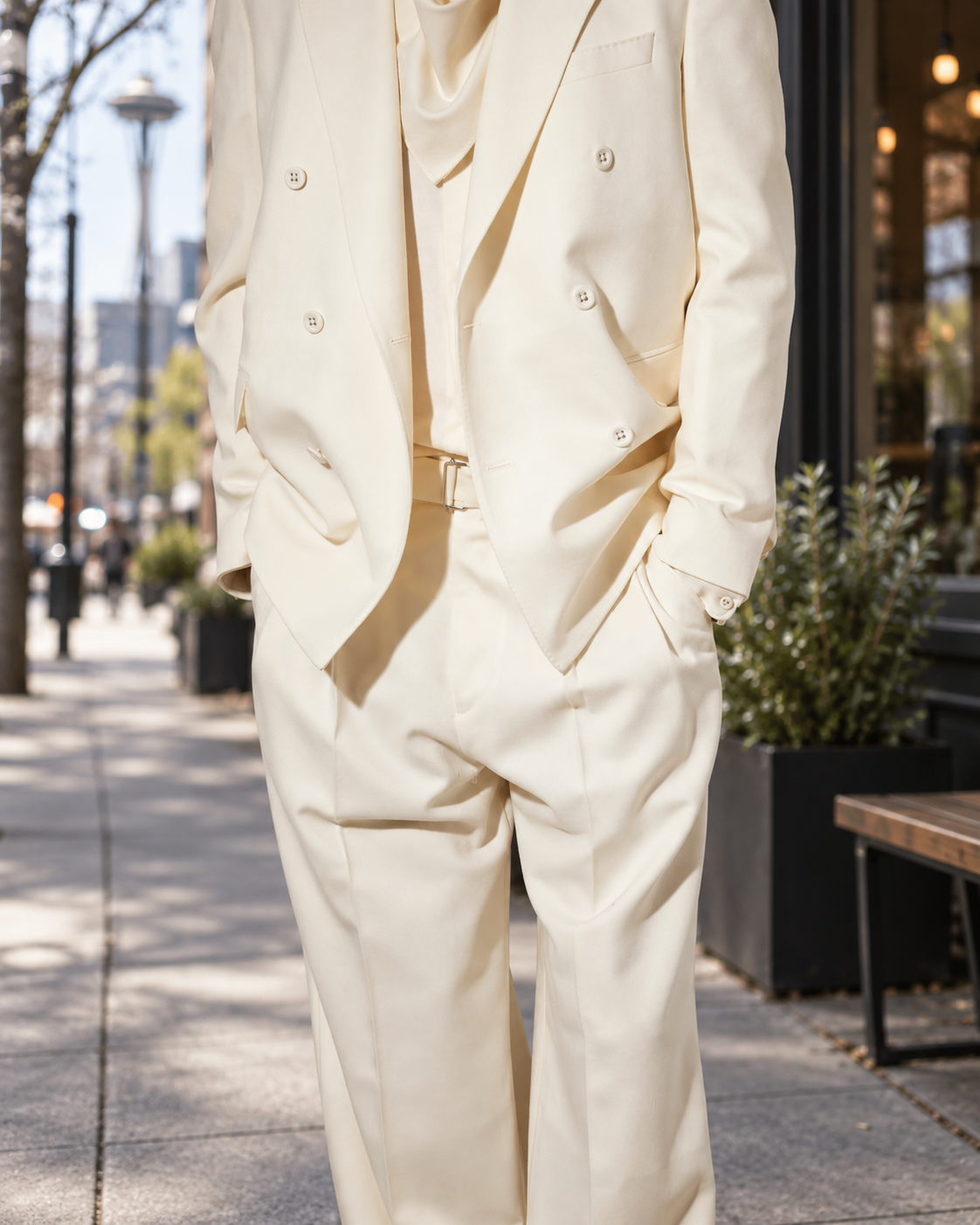 Evans Pants Italian Wool Twill