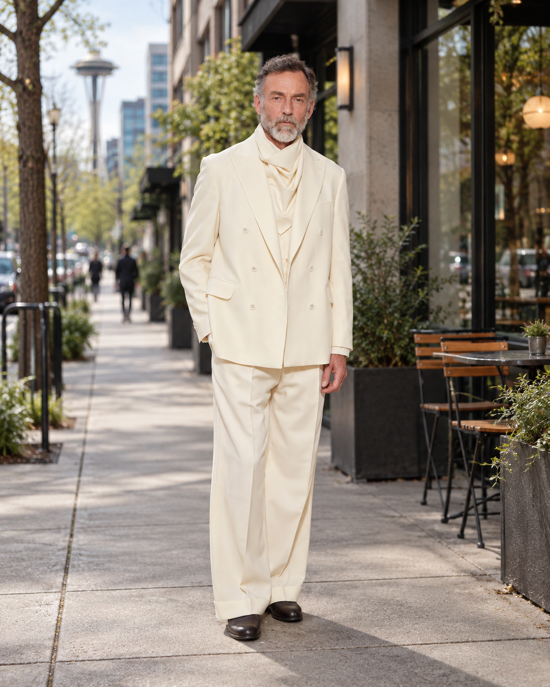 Evans Pants Italian Wool Twill