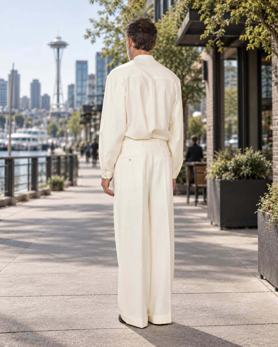 Evans Pants Italian Wool Twill