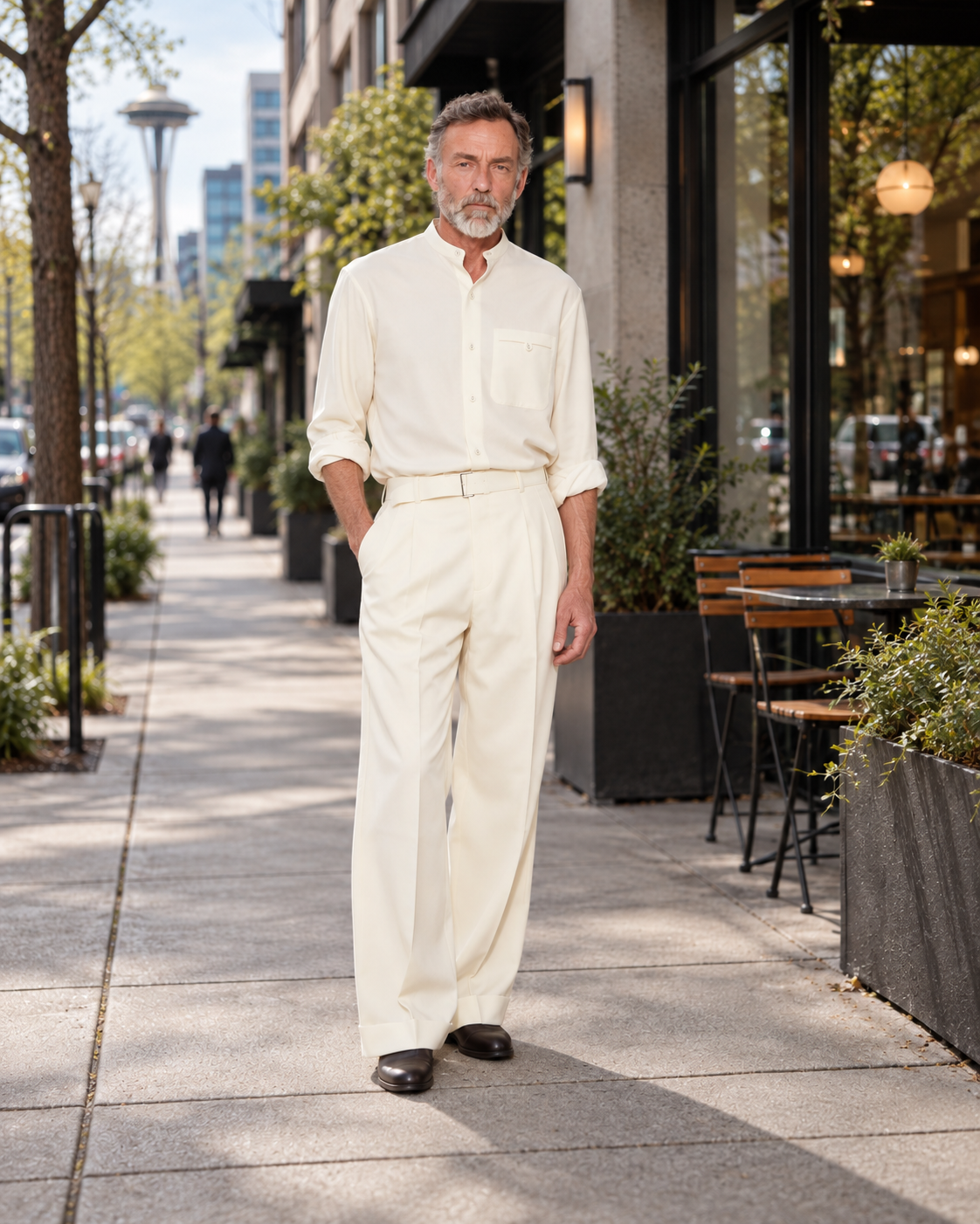 Evans Pants Italian Wool Twill